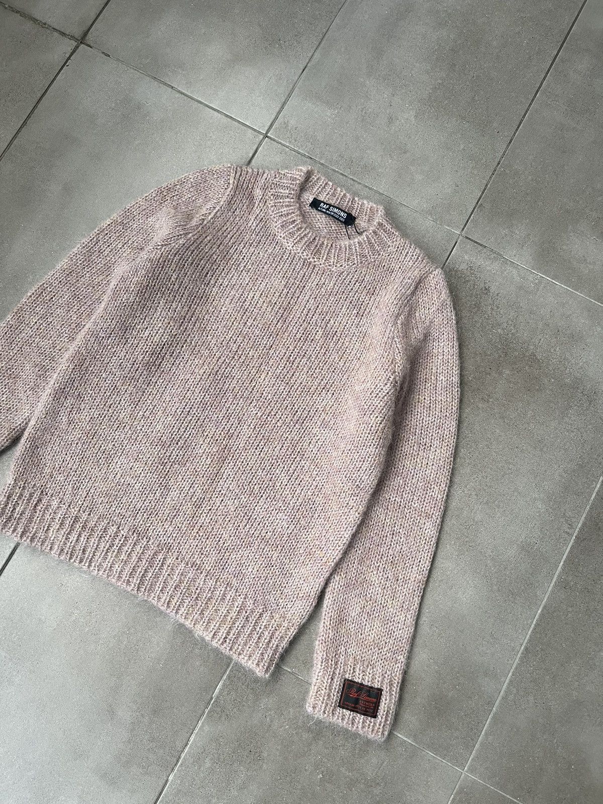 Raf Simons !DS! AW22/23 Raf Simons Roundneck Pink Mohair Sweater Size US S / EU 44-46 / 1 - 8 Thumbnail