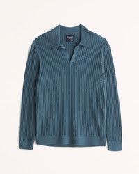 Abercrombie & Fitch Long-Sleeve Johnny Collar Sweater Polo Size US M / EU 48-50 / 2 - 1 Thumbnail