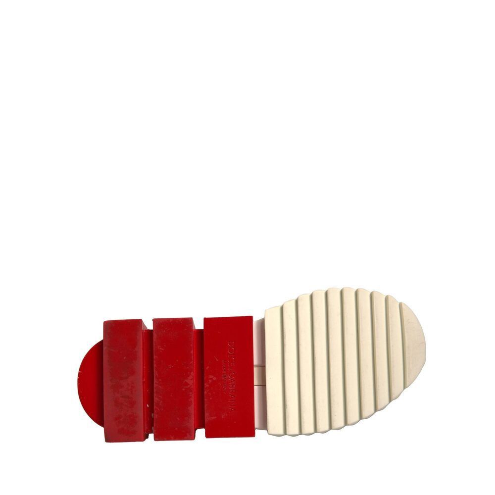 Dolce & Gabbana Dolce & Gabbana White Red Low Top Sorrento Sneakers Shoes Size US 8 / IT 38 - 7 Thumbnail