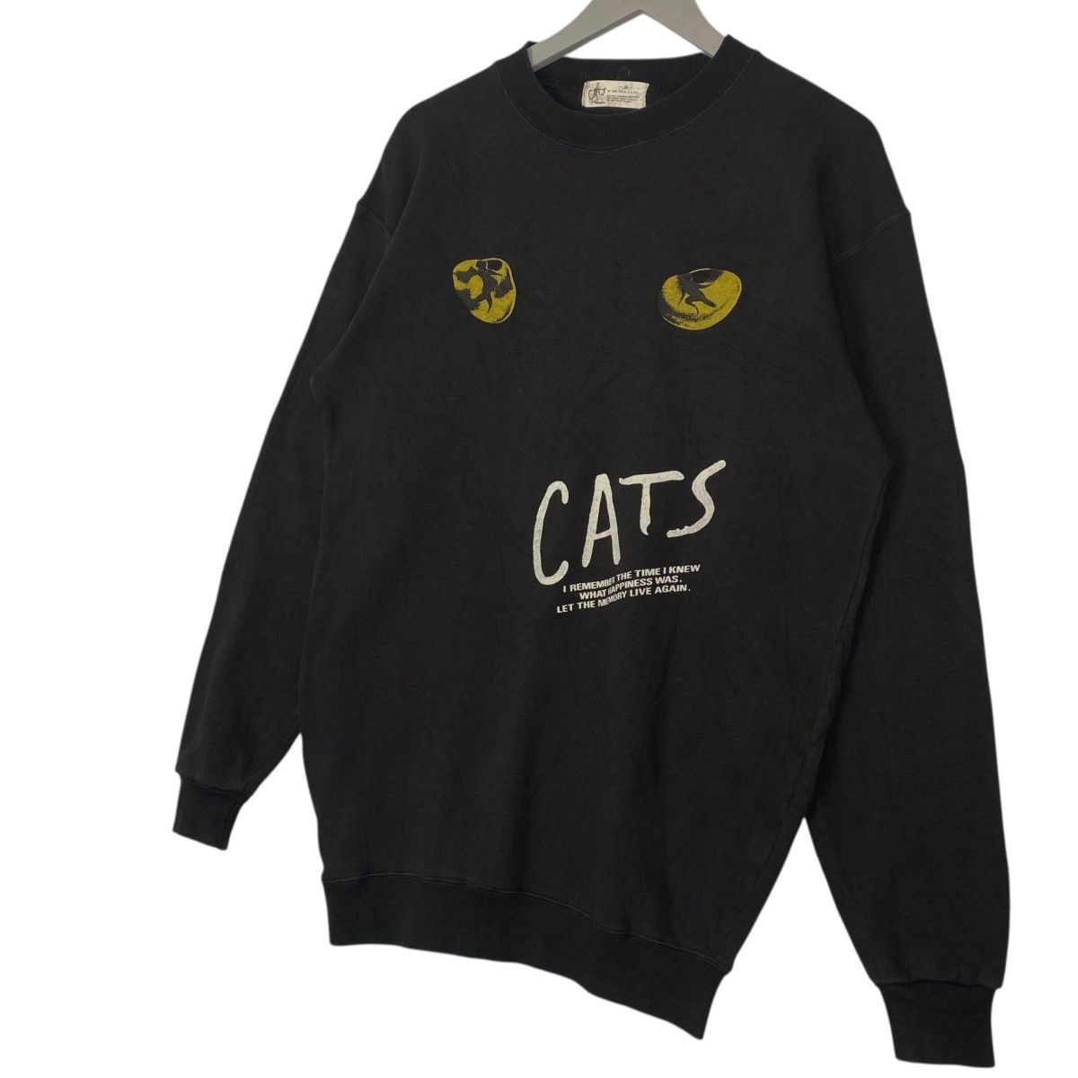 Other Vintage The Cat Crewneck Sweatshirt Black Pullover Size M Size US M / EU 48-50 / 2 - 2 Thumbnail