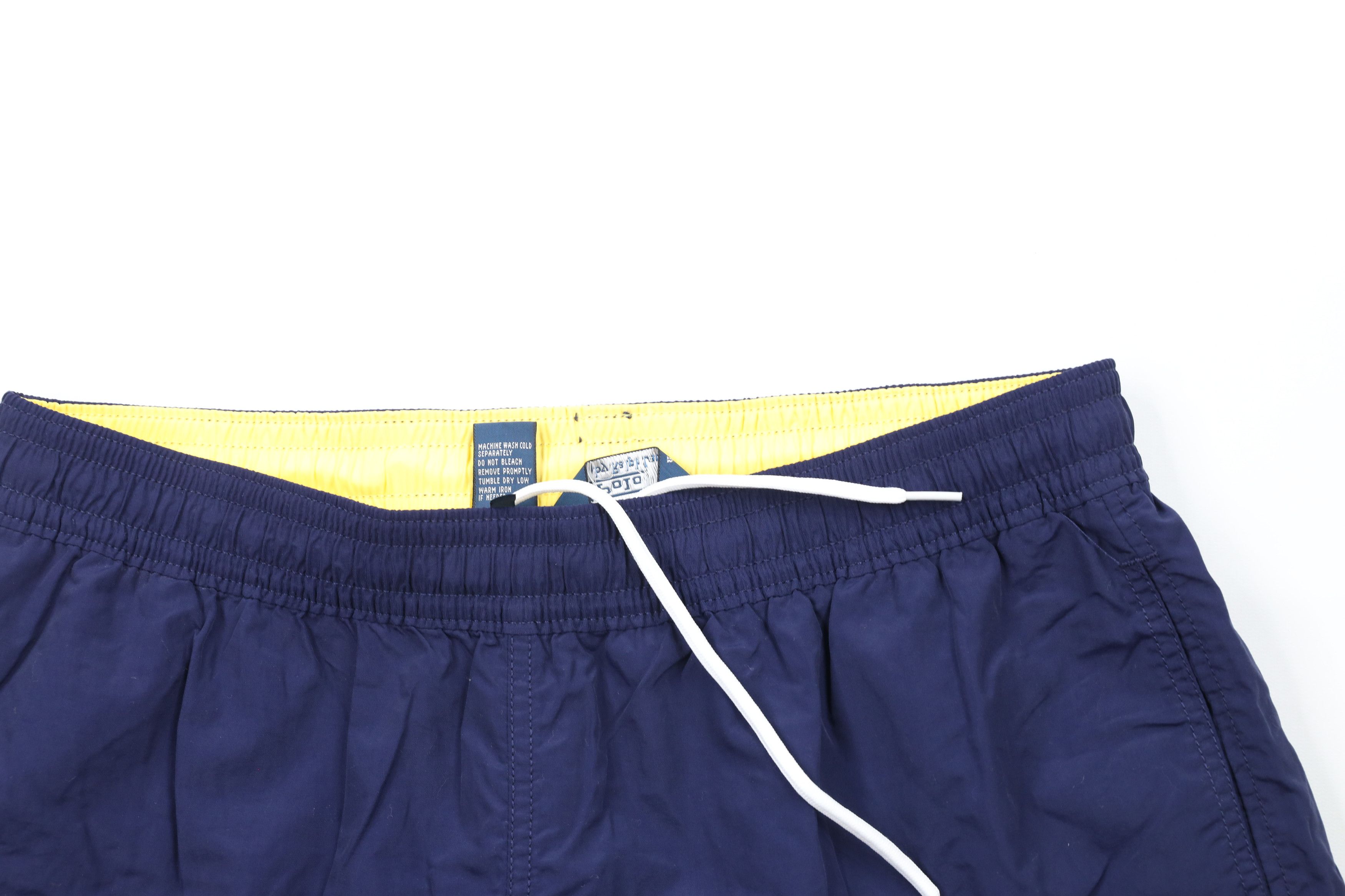 Ralph Lauren × Vintage Vintage 90s Ralph Lauren Above Knee Lined Shorts Swim Trunks Size US 36 / EU 52 - 2 Thumbnail