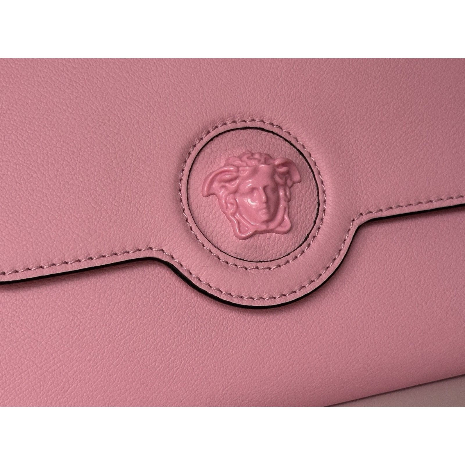 Versace Versace Medusa Leather Mini Pink Shoulder Bag Italy 1021608 Size ONE SIZE - 3 Thumbnail