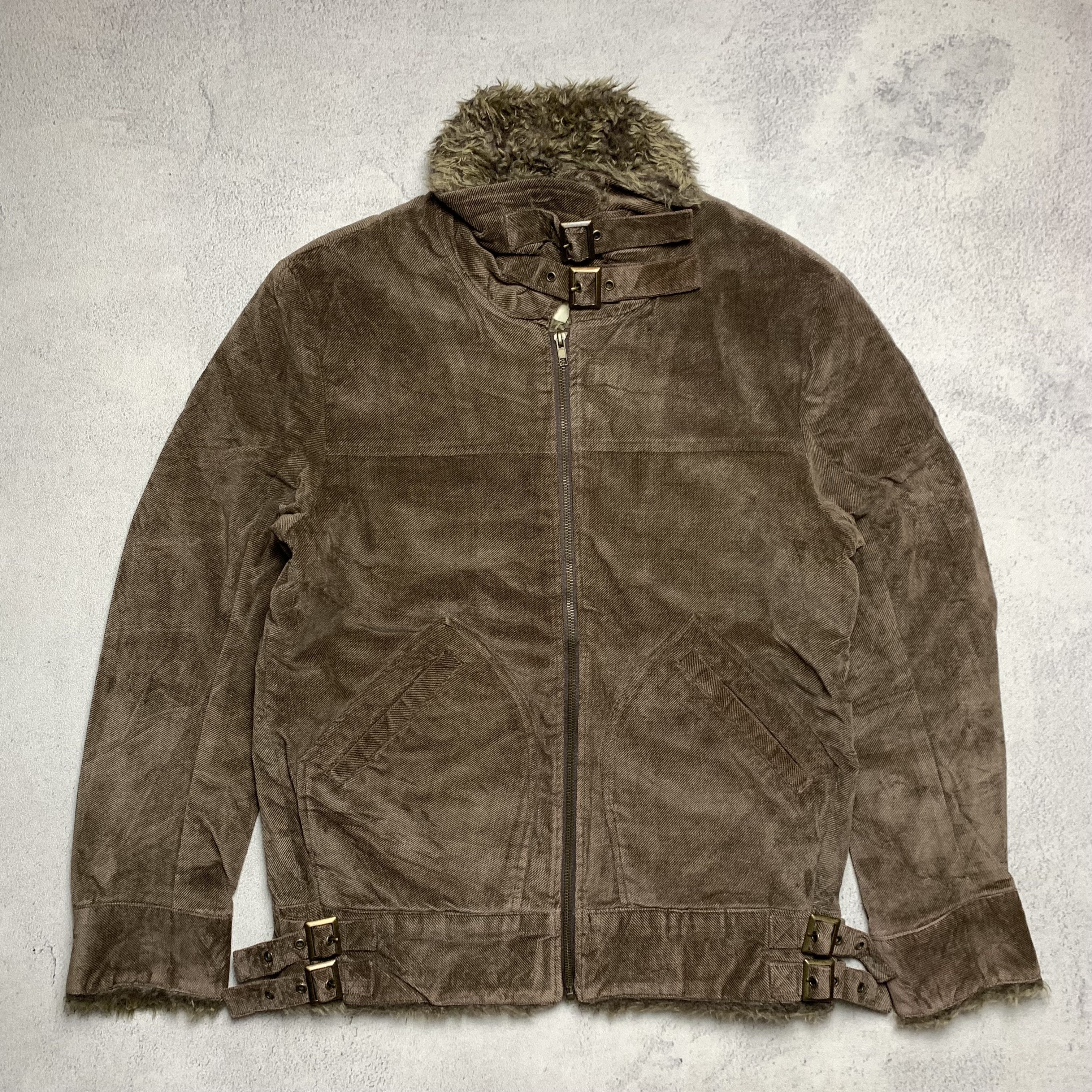 Woolrich B-3 Shearling Jacket Fur Lined