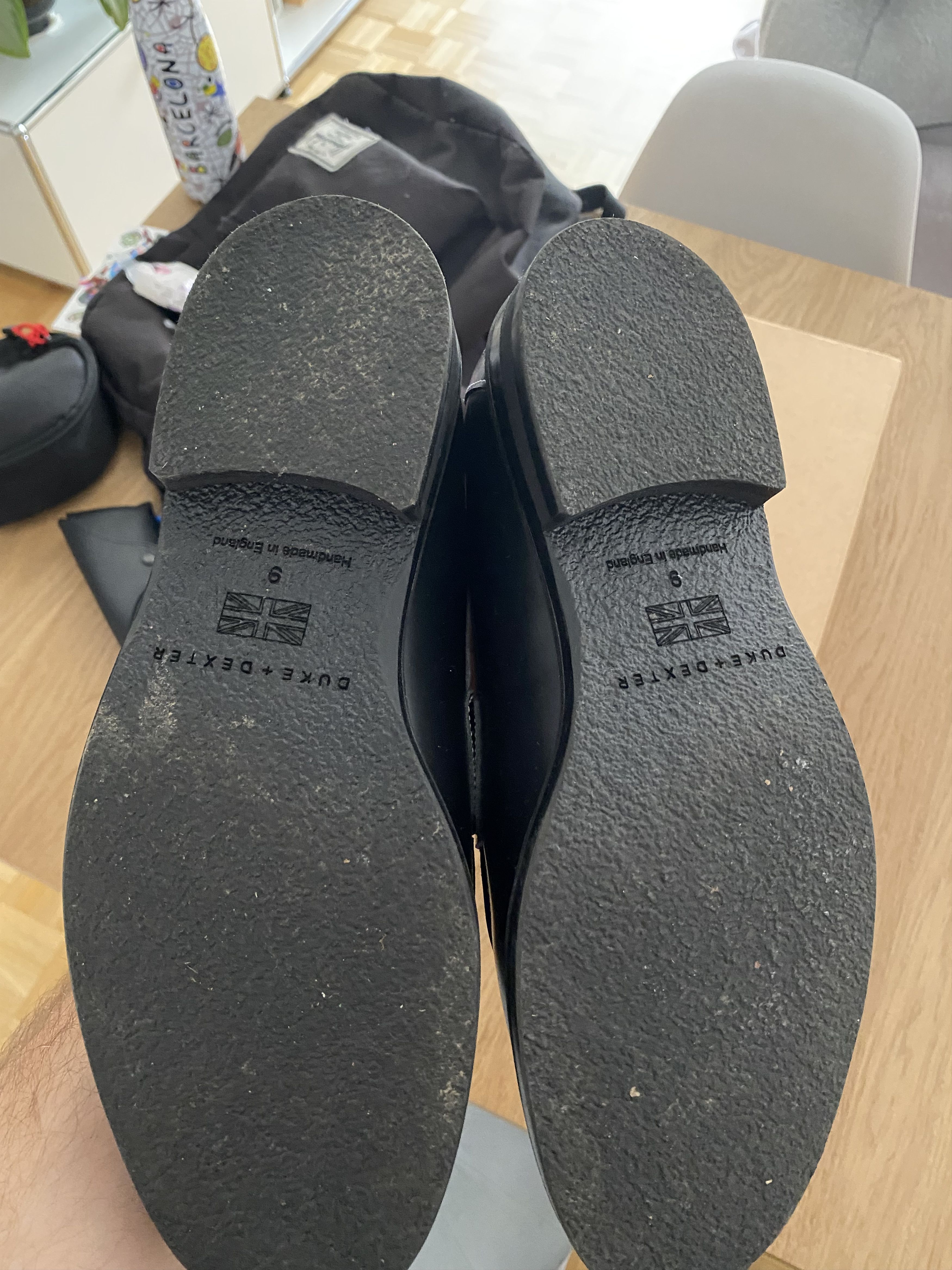DUKE + DEXTER WILDE Black Penny Loafer Size US 10 / EU 43 - 4 Thumbnail