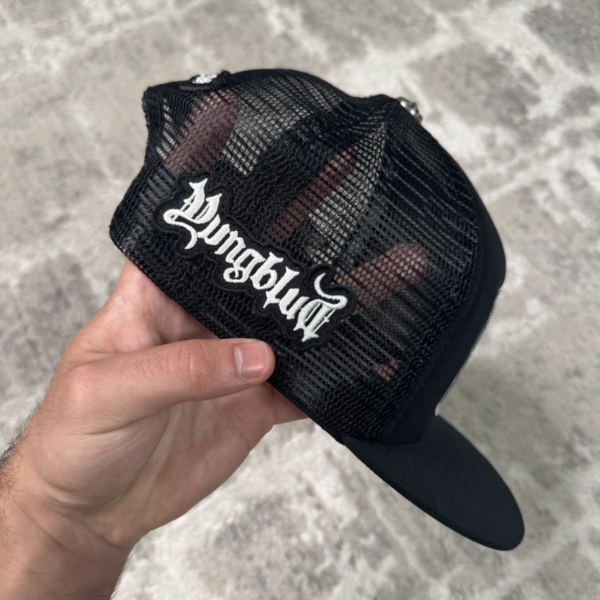 Chrome Hearts Young blood trucker hat Size ONE SIZE - 5 Thumbnail