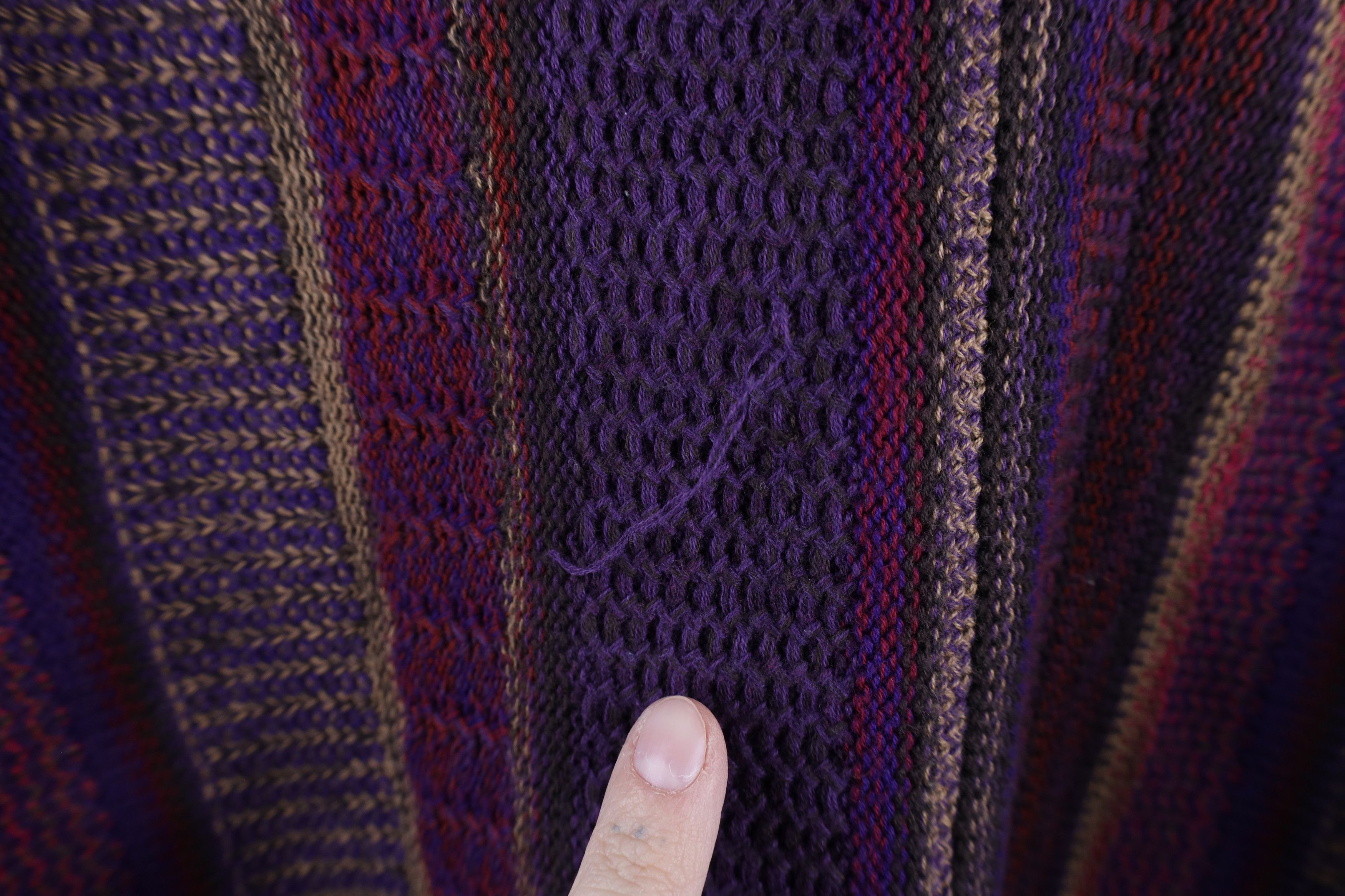 Ralph Lauren × Vintage Vintage Ralph Lauren Rainbow Striped Knit Crewneck Sweater Size L / US 10 / IT 46 - 8 Thumbnail