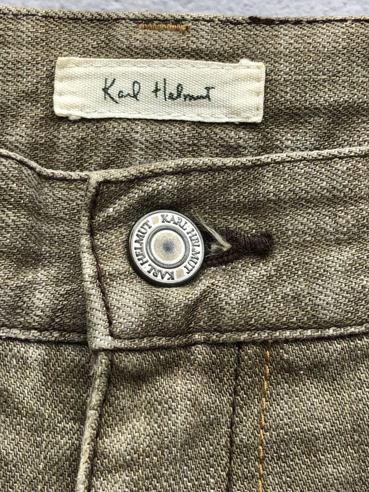 Karl Helmut Karl Helmut Distressed Capenter Jeans Size US 35 - 10 Thumbnail