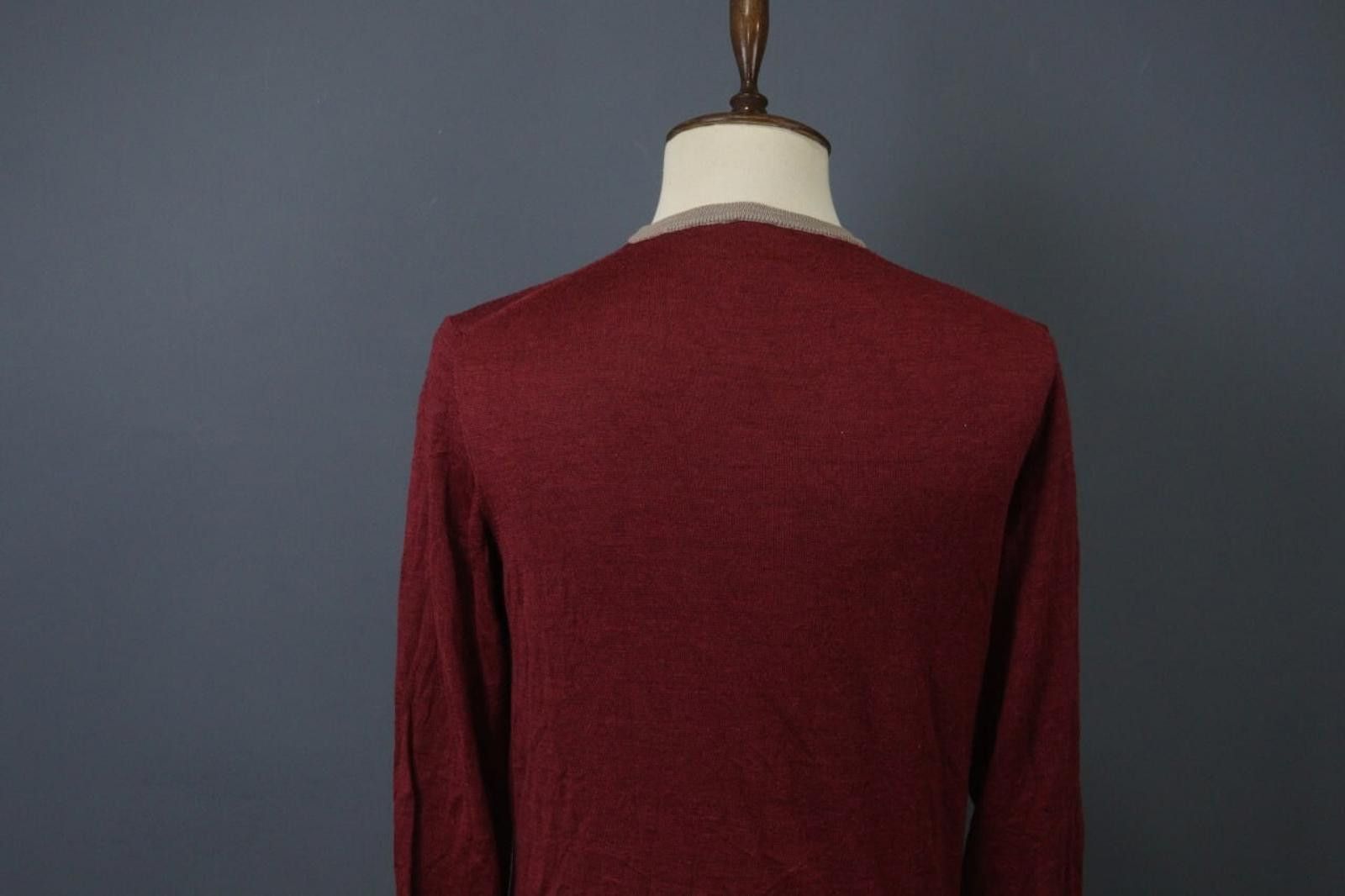 Kenzo Kenzo Red Wool Knitted Crew Pullover Sweater Size L Size L / US 10 / IT 46 - 8 Thumbnail