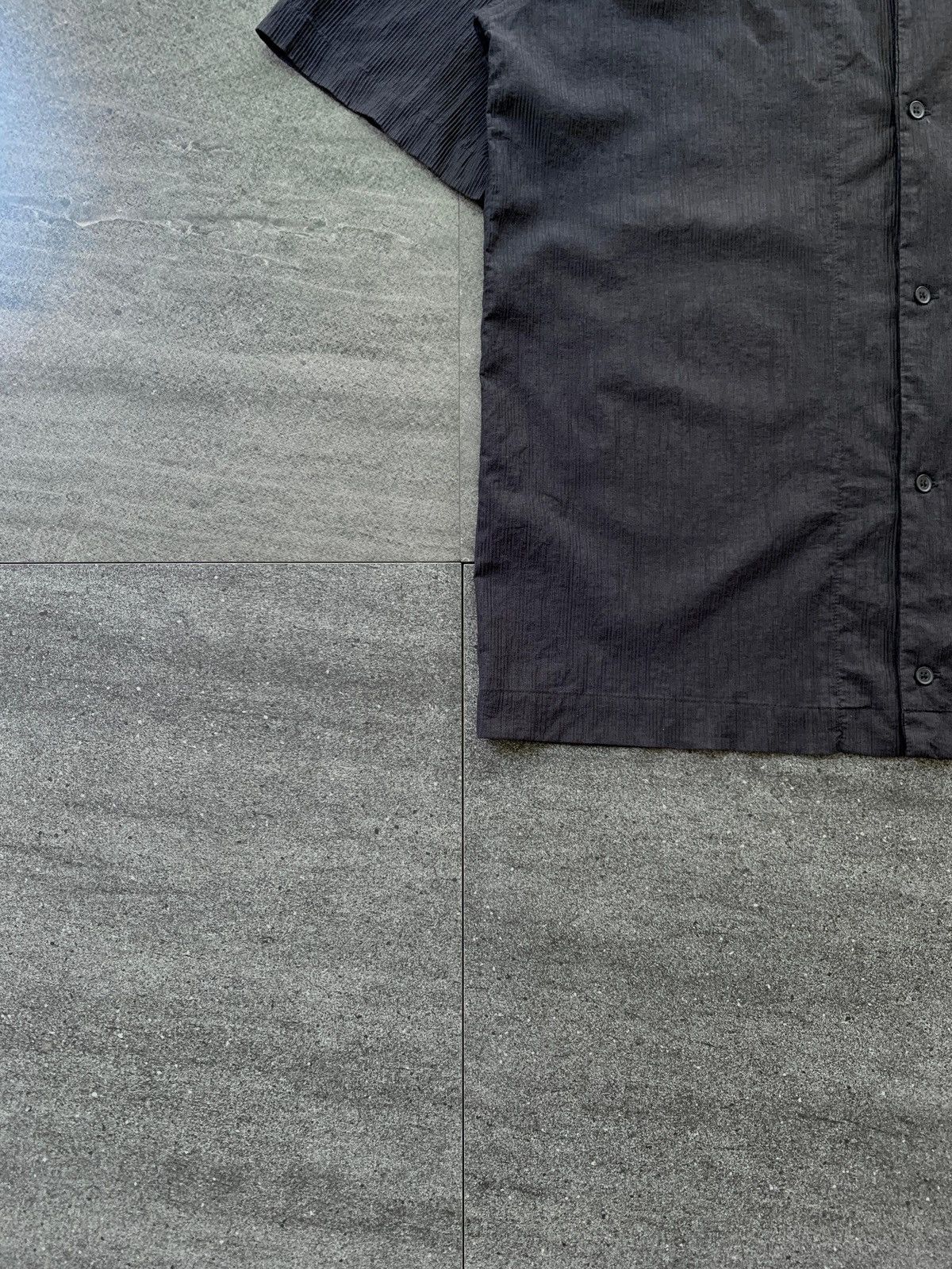 Our Legacy FREE TAX! Pleated Textured Open Collar Shirt Size US M / EU 48-50 / 2 - 3 Thumbnail