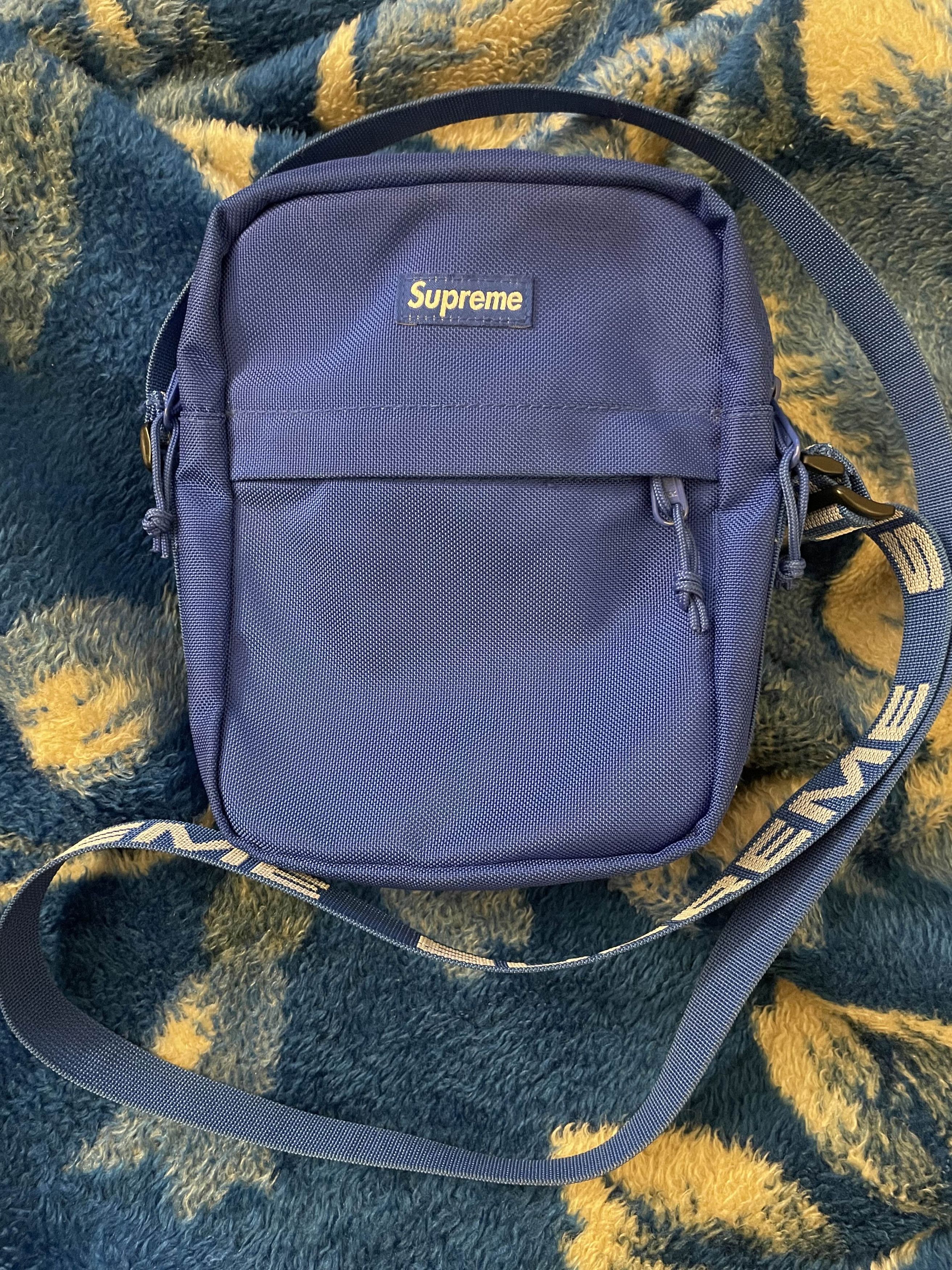 Supreme Supreme Denim Shoulder Bag Washed Indigo | Grailed