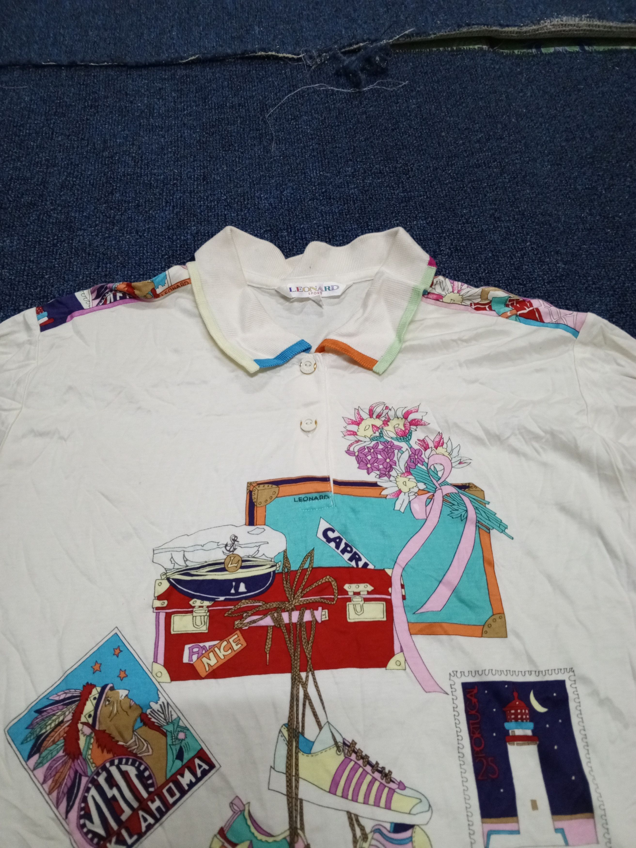 Japanese Brand × Leonard Paris × Vintage LEONARD SPORT LONG SLEEVE Size M / US 6-8 / IT 42-44 - 6 Thumbnail