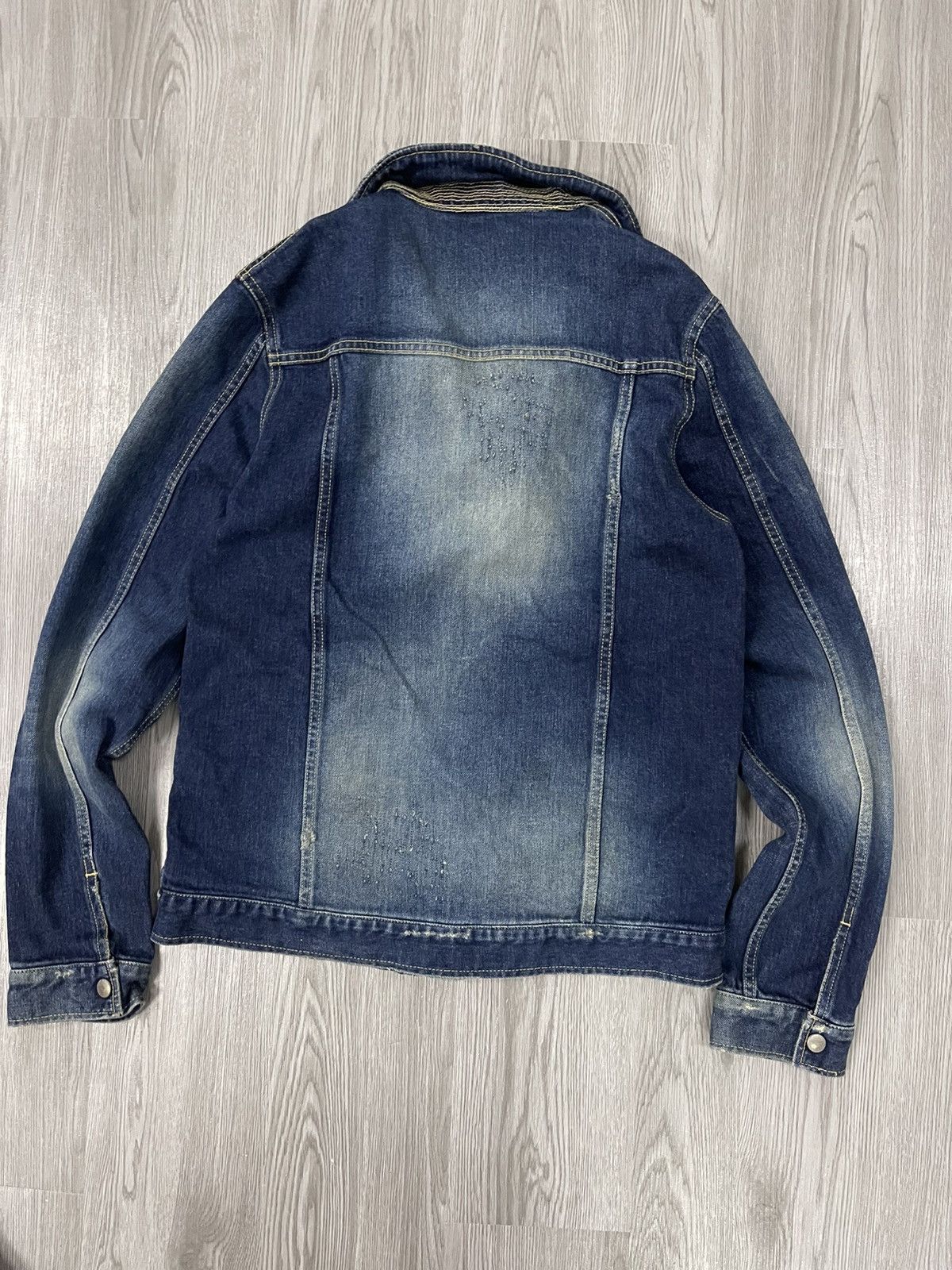 Japanese Brand Glamb japan double collar denim jacket Size US M / EU 48-50 / 2 - 3 Thumbnail