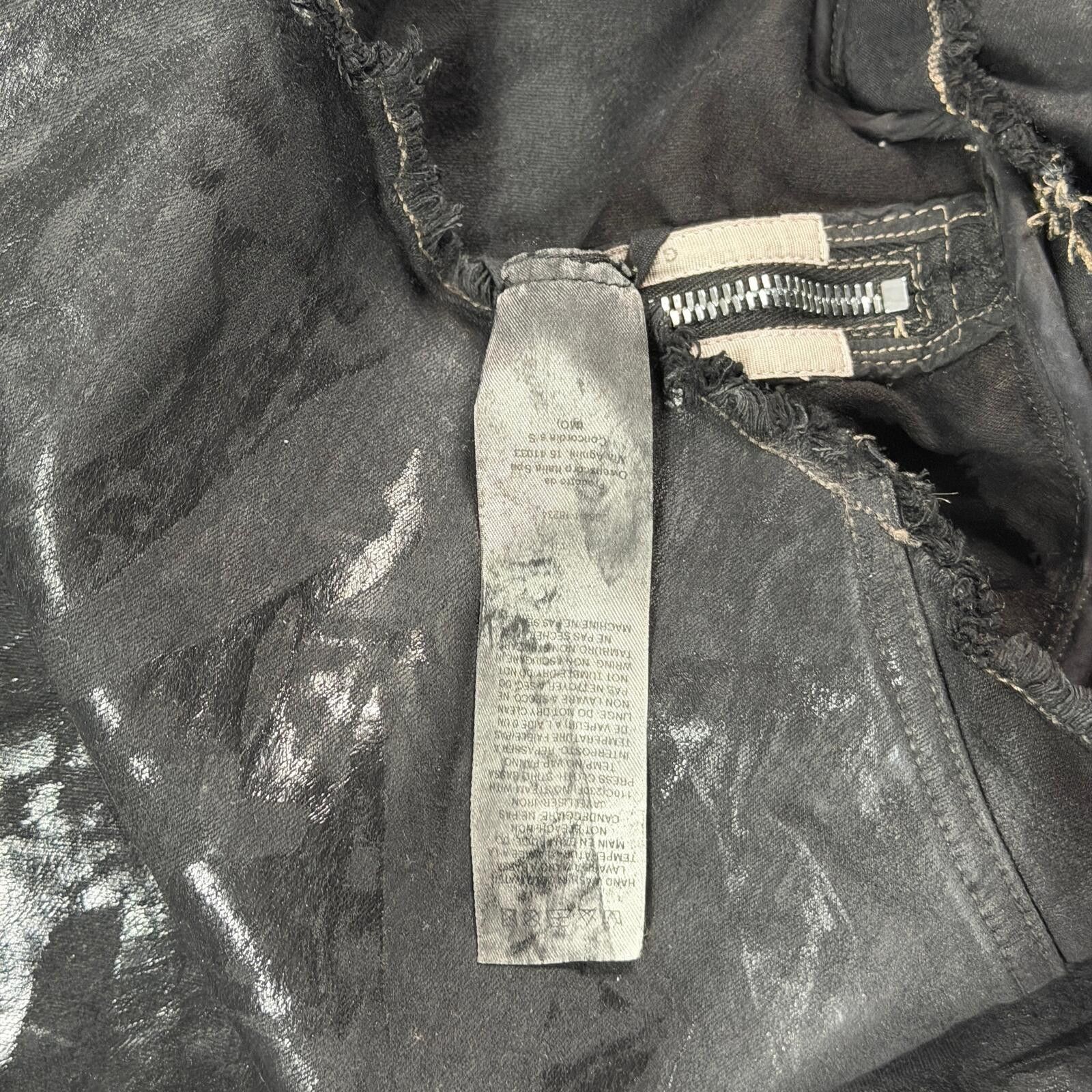 Rick Owens Rick Owens FW21 Gethsemane Look 32 Waxed Denim Top Size US S / EU 44-46 / 1 - 7 Thumbnail