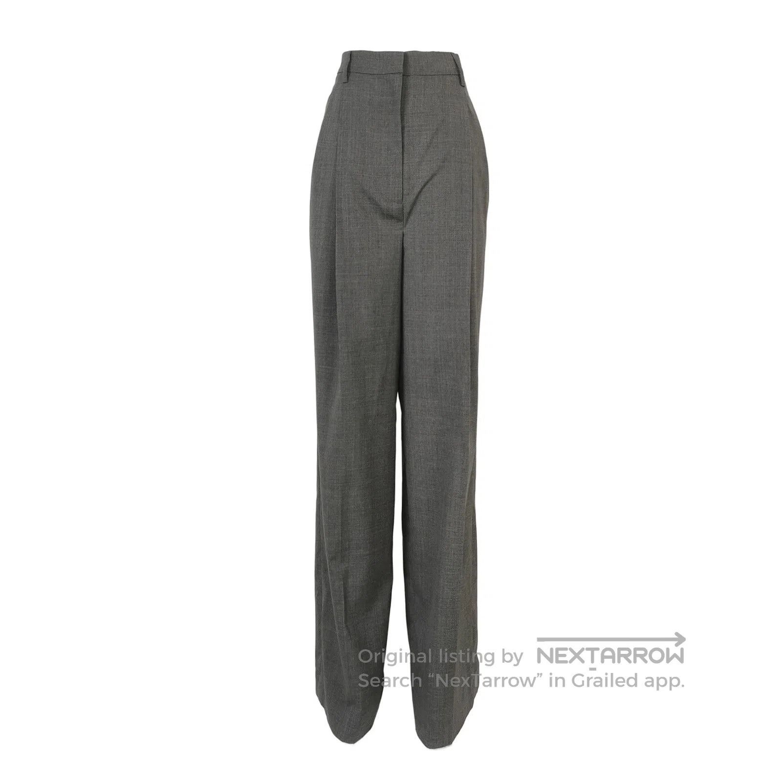 Prada Prada Gray Wool Wide. Size 37" - 1 Thumbnail