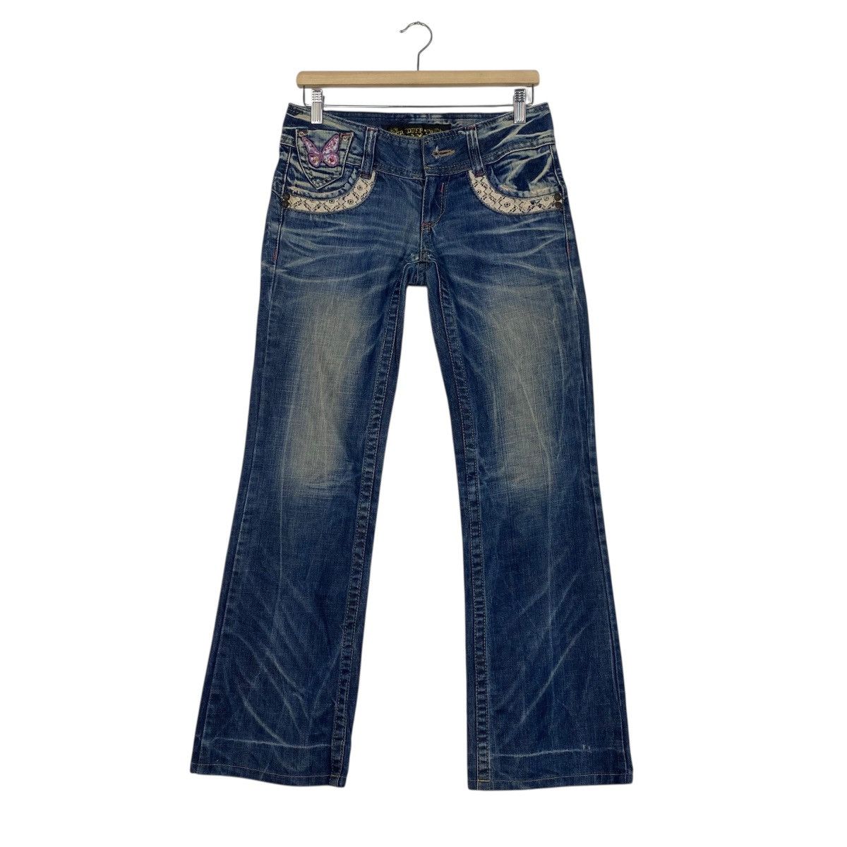 Japanese Brand Red Pepper flare denim japan Size 26" / US 2 / IT 38 - 1 Thumbnail
