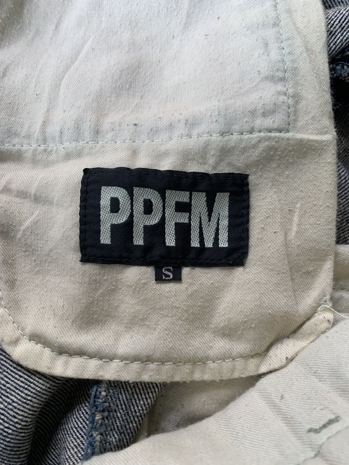 PPFM 2000s PPFM Suspender Carpenter Denim Pants Size US 31 - 8 Thumbnail