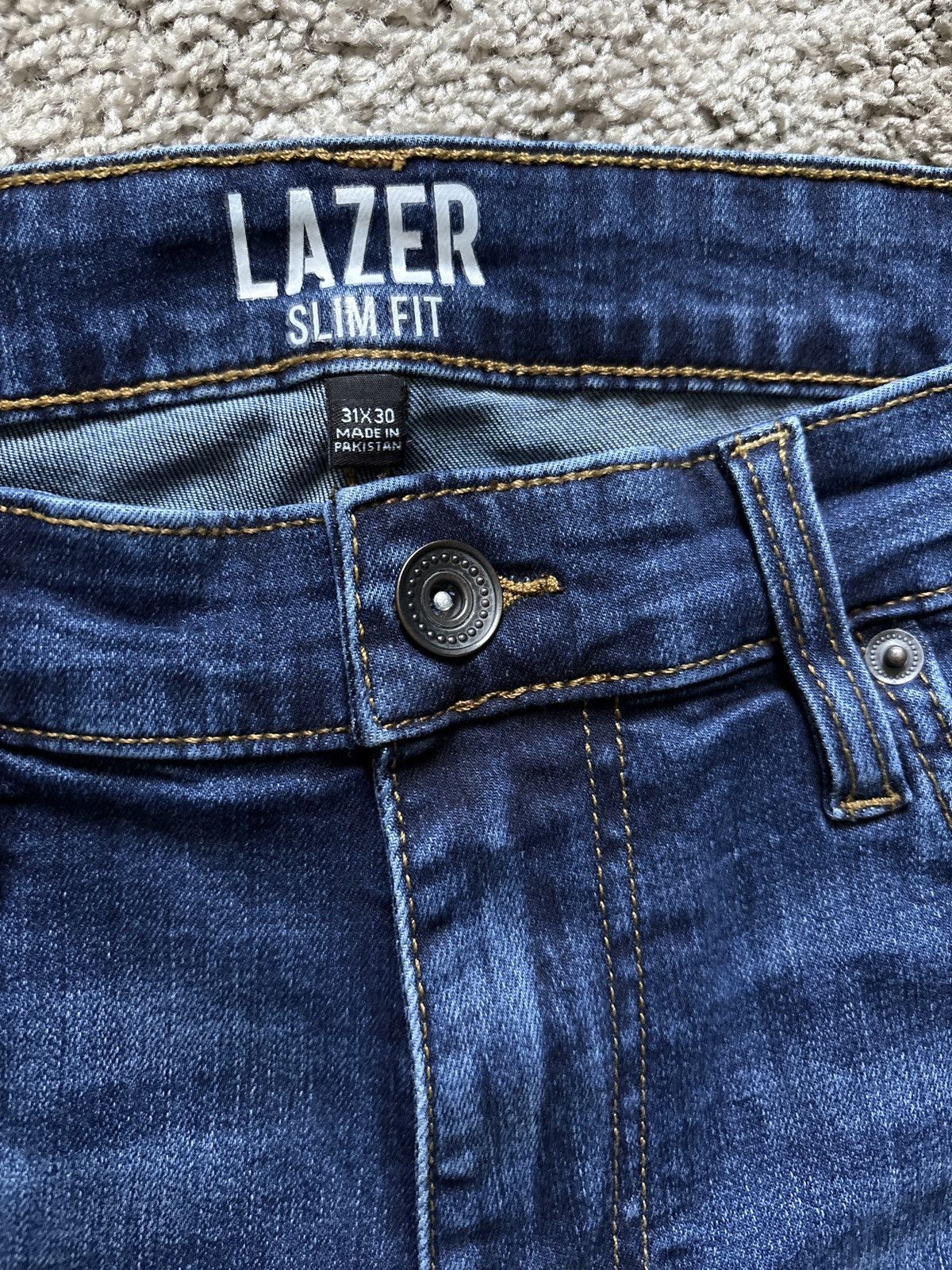 Other Lazer slim fit distressed jeans Size US 31 - 3 Thumbnail