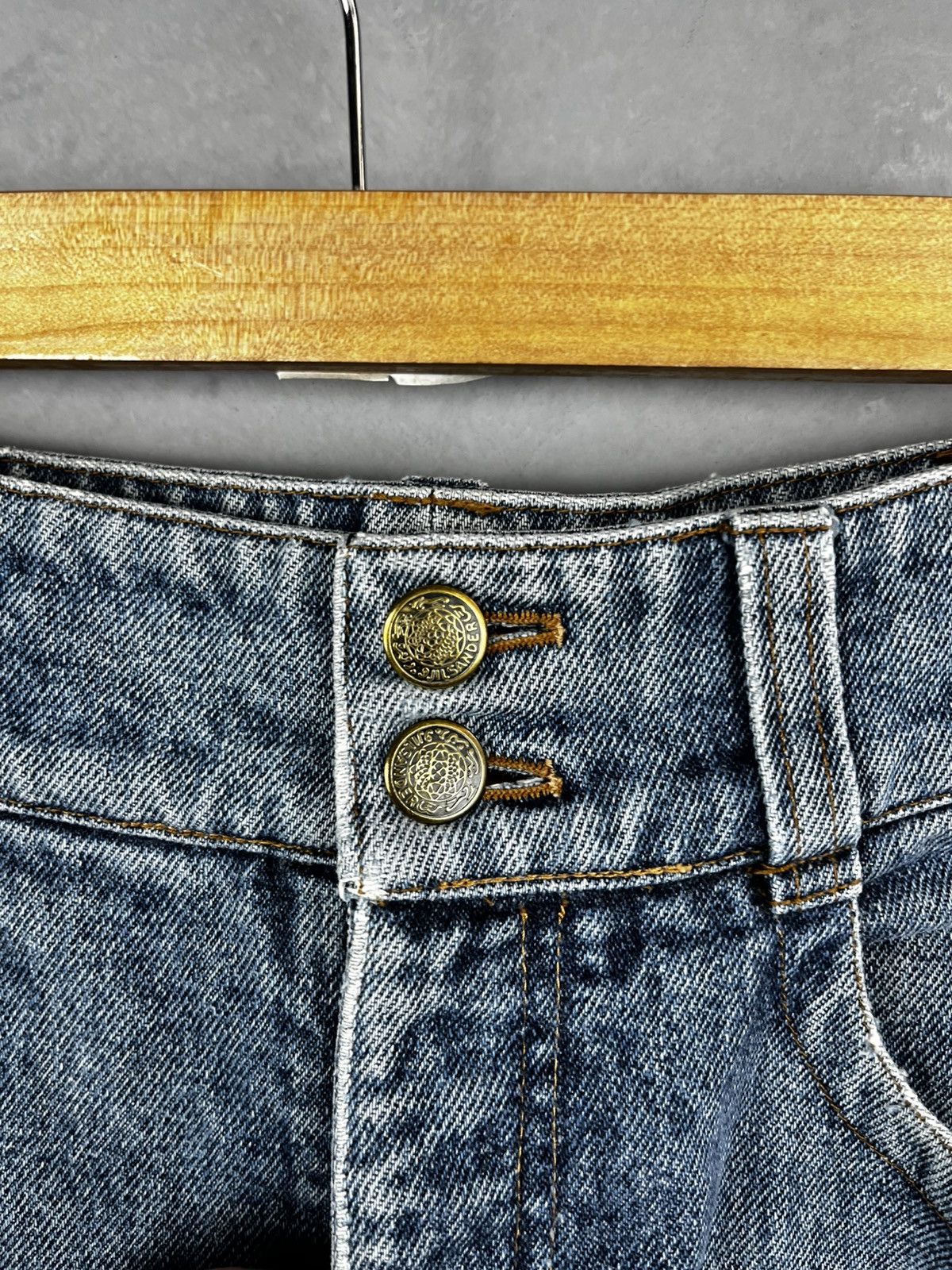 Hysteric Glamour × Jil Sander × Vintage Jil Sander distressed denim vintage 90s rare hype Size 28" / US 6 / IT 42 - 6 Thumbnail