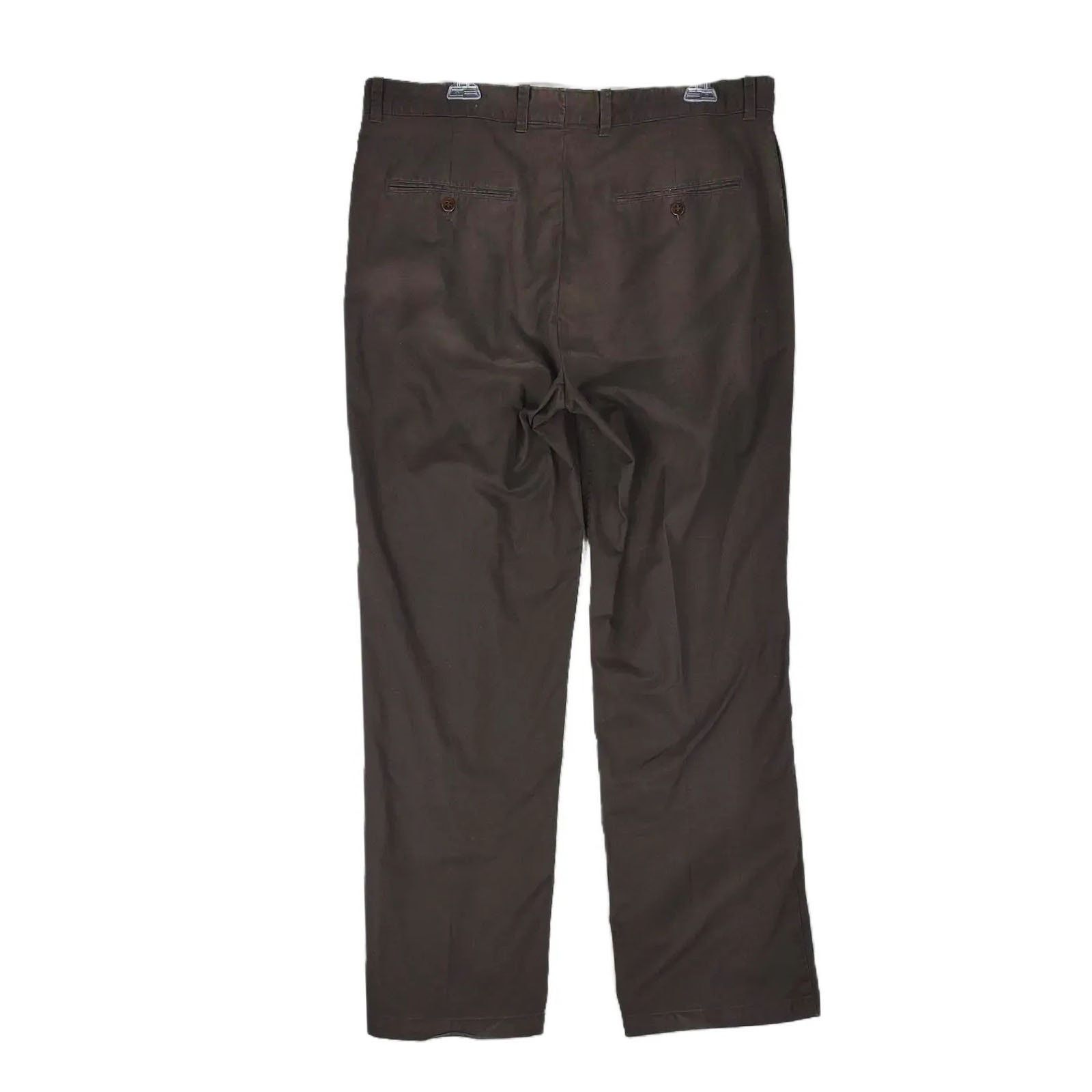 Other LINCS David Chu Men's 36x30 Brown Cotton Chino Golf Pants Size US 36 / EU 52 - 2 Thumbnail