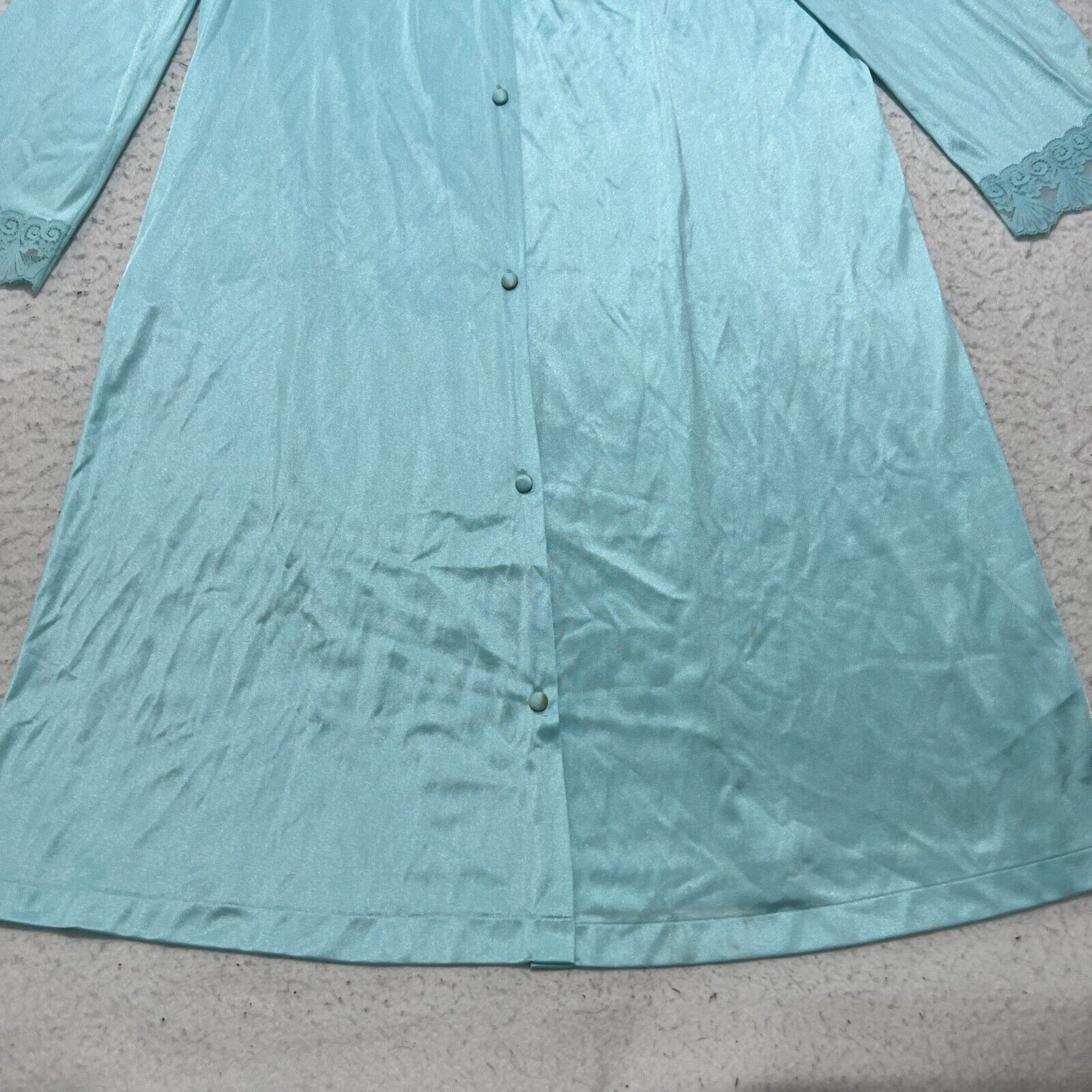 Vintage Vintage Vanity Fair Small Satin Nightgown Sleep Dres Size ONE SIZE - 7 Thumbnail