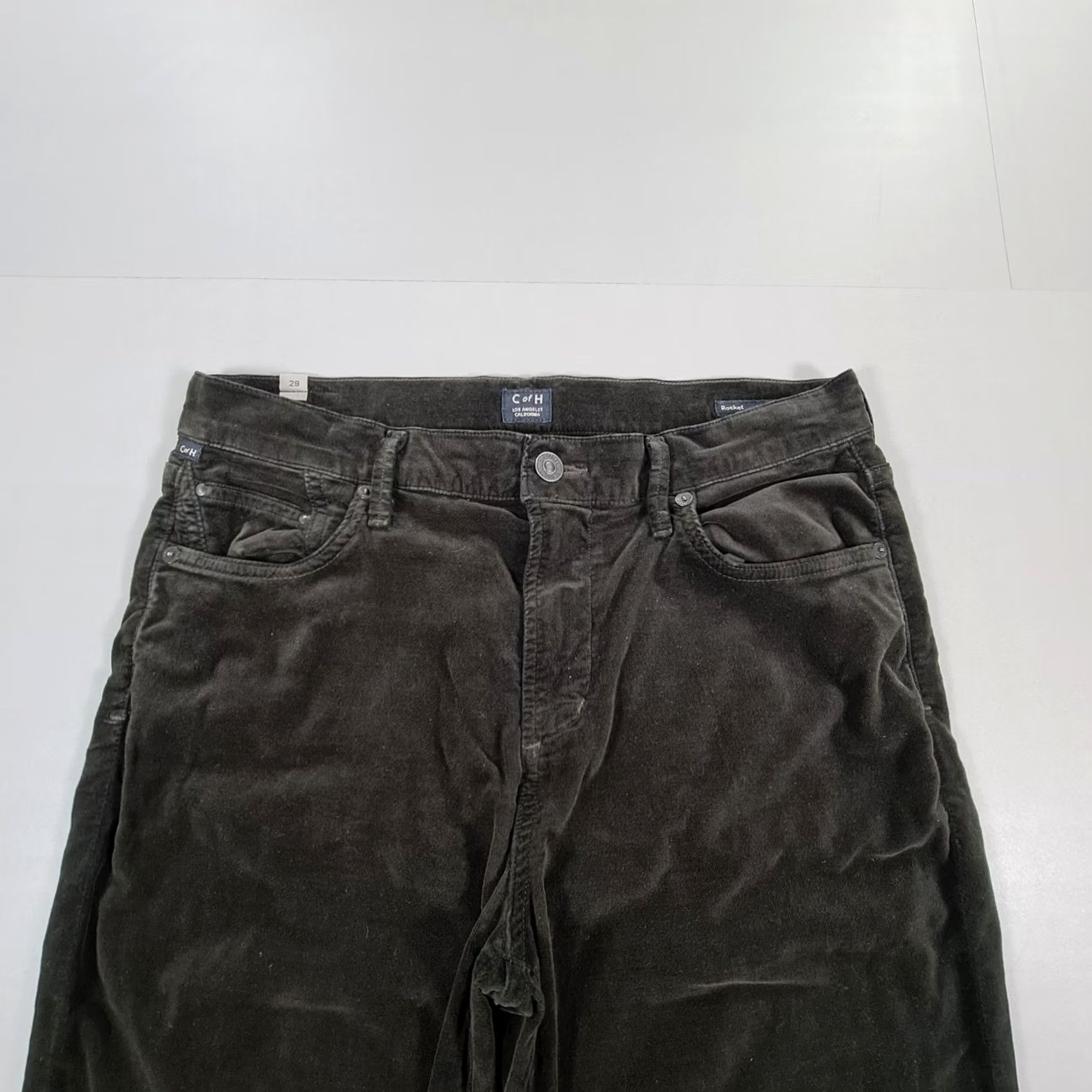 Citizens Of Humanity Citizens of Humanity Jeans Green W29 L29 Slim Skinny Stretch 5-Pocket Womens Vintage No Size 29" - 2 Thumbnail