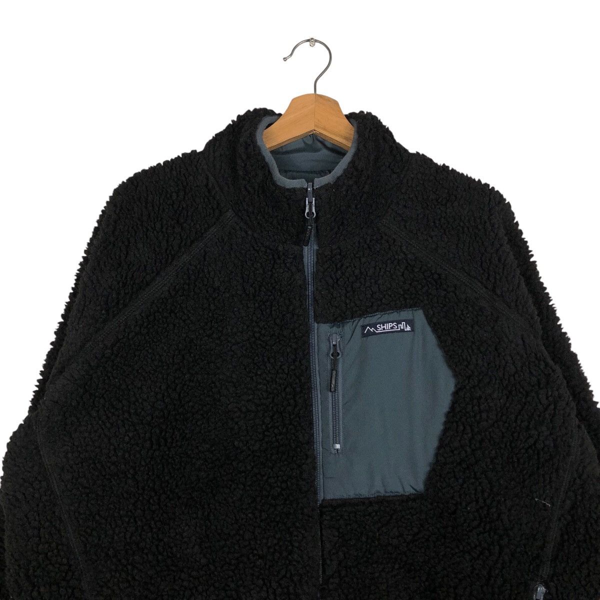 Issey Miyake 📌Vintage Bomber Jacket Reversible Fleece Ships Japan Size US M / EU 48-50 / 2 - 18 Thumbnail
