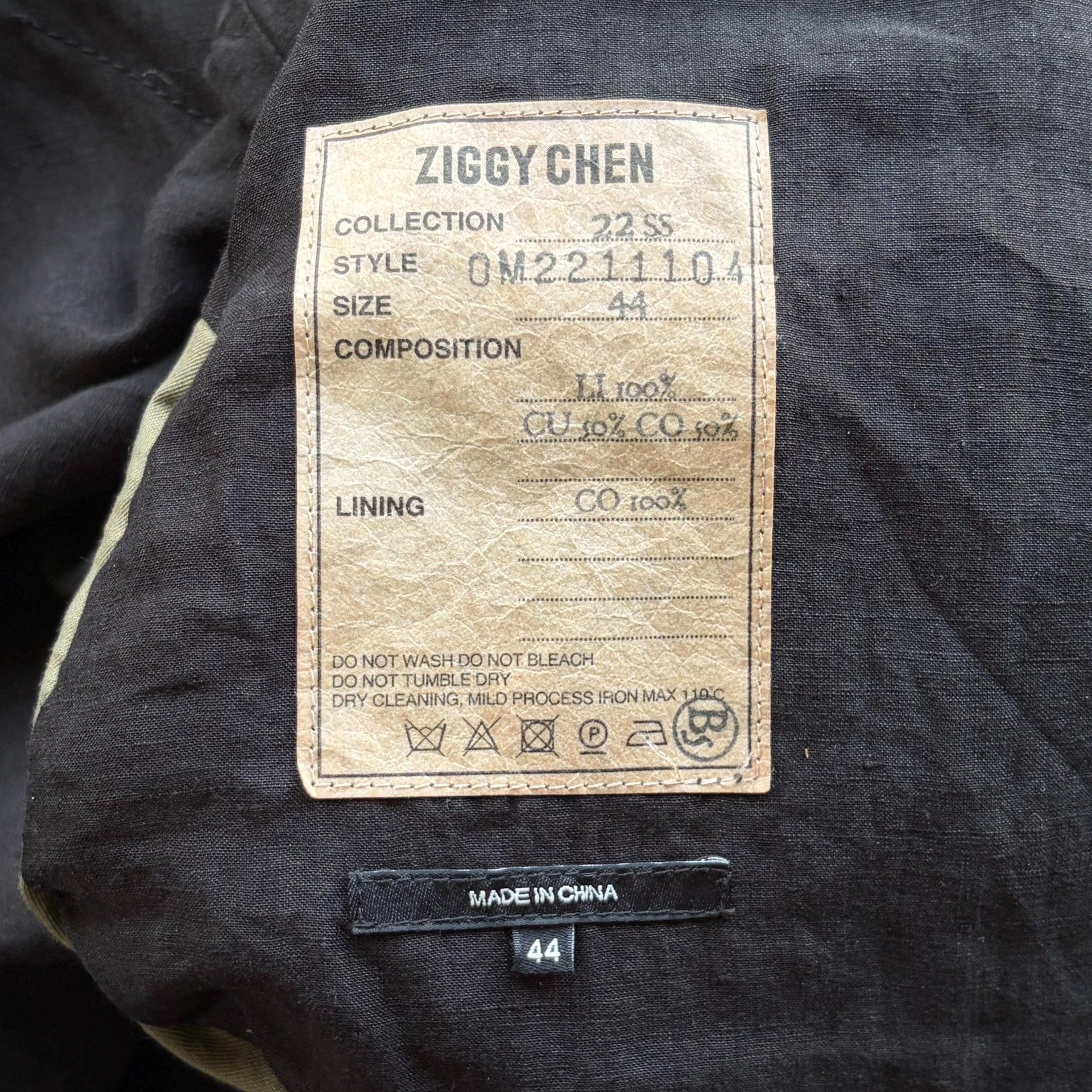 Ziggy Chen Ziggy Chen SS22 Wuwei Reversible DB Linen Coat Size US S / EU 44-46 / 1 - 9 Thumbnail