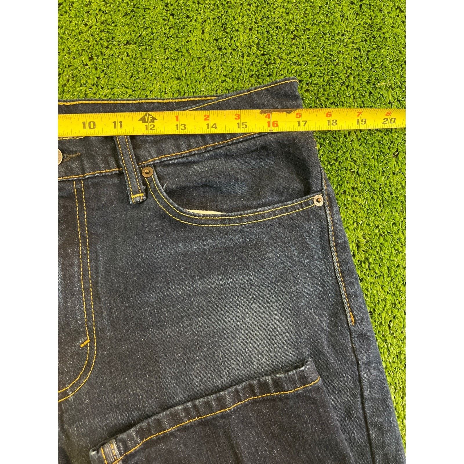 Levi's Levis 511 Straight Fit Jeans Mens 36x30 Dark Was Denim Pants Size US 36 / EU 52 - 4 Thumbnail