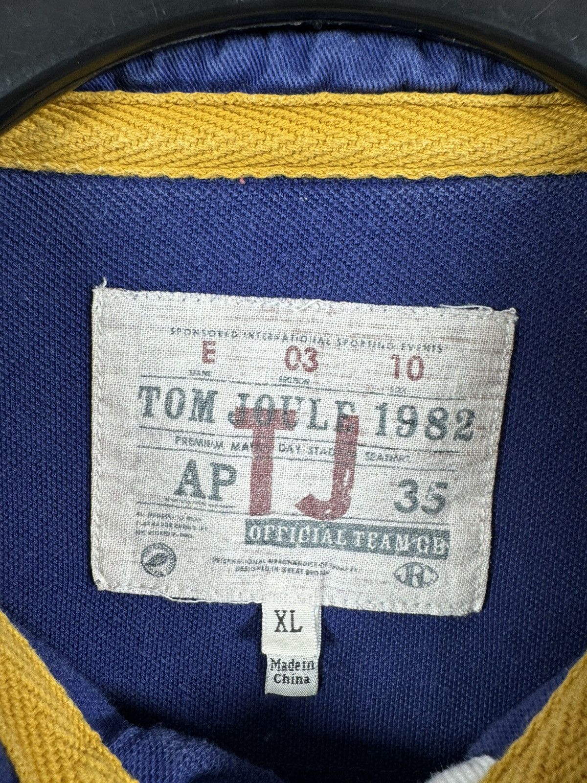 Vintage Vintage Tom Joule Great Britain Team 3 Ralph style Polo Size US XL / EU 56 / 4 - 8 Thumbnail