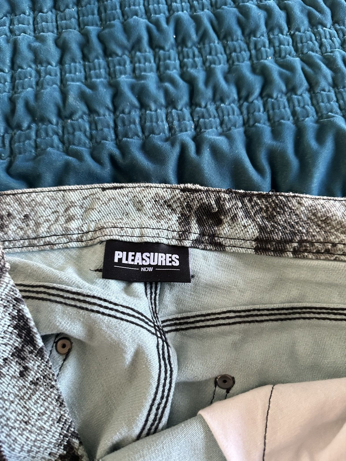 Pleasures Pleasures Snakeskin Denim Size US 34 / EU 50 - 4 Thumbnail