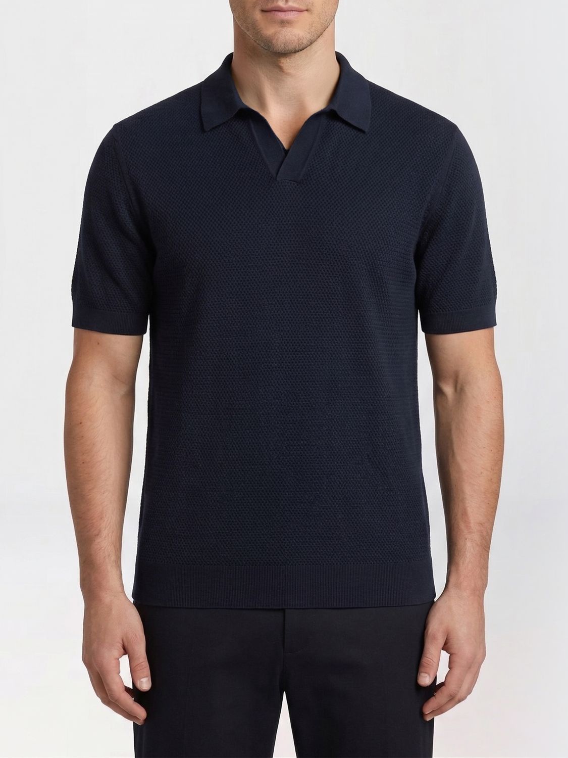 Ermenegildo Zegna Zegna Polo Shirt Men Blue Size US XL / EU 56 / 4 - 1 Thumbnail