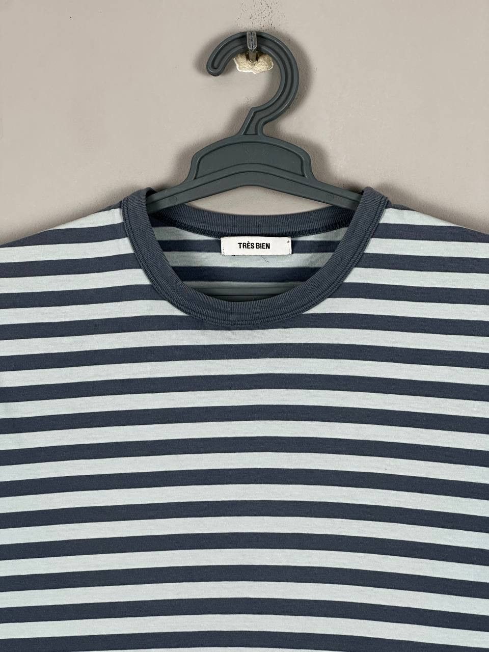 Tres Bien Tres Bien Luxury Casual Striped T Shirt Size US S / EU 44-46 / 1 - 4 Thumbnail
