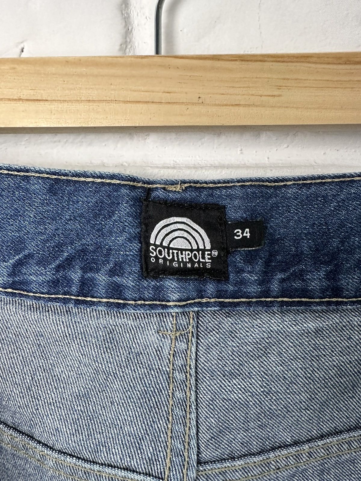 Southpole Y2K Vintage SOUTHPOLE Baggy Denim Pants Wide Leg Size US 34 / EU 50 - 12 Thumbnail