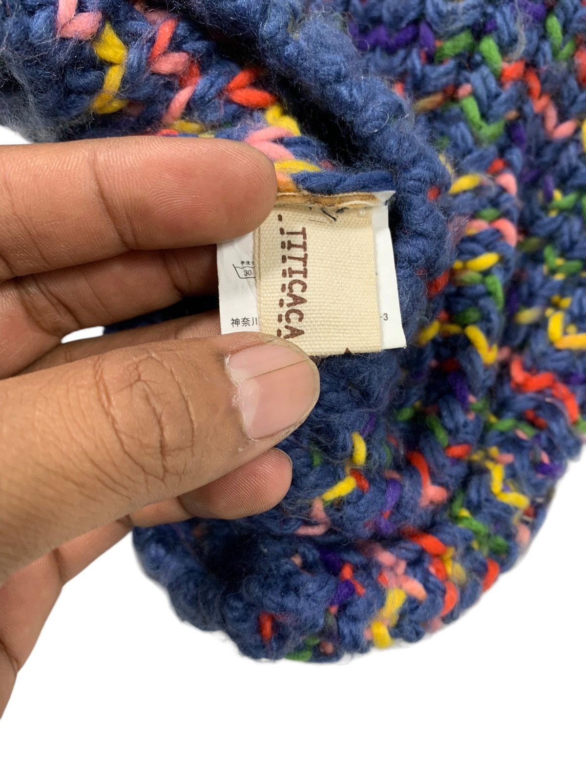 Japanese Brand × Kapital × Vintage Crochet knitted handmade titicaca Beanie Hats Rare Size ONE SIZE - 5 Thumbnail