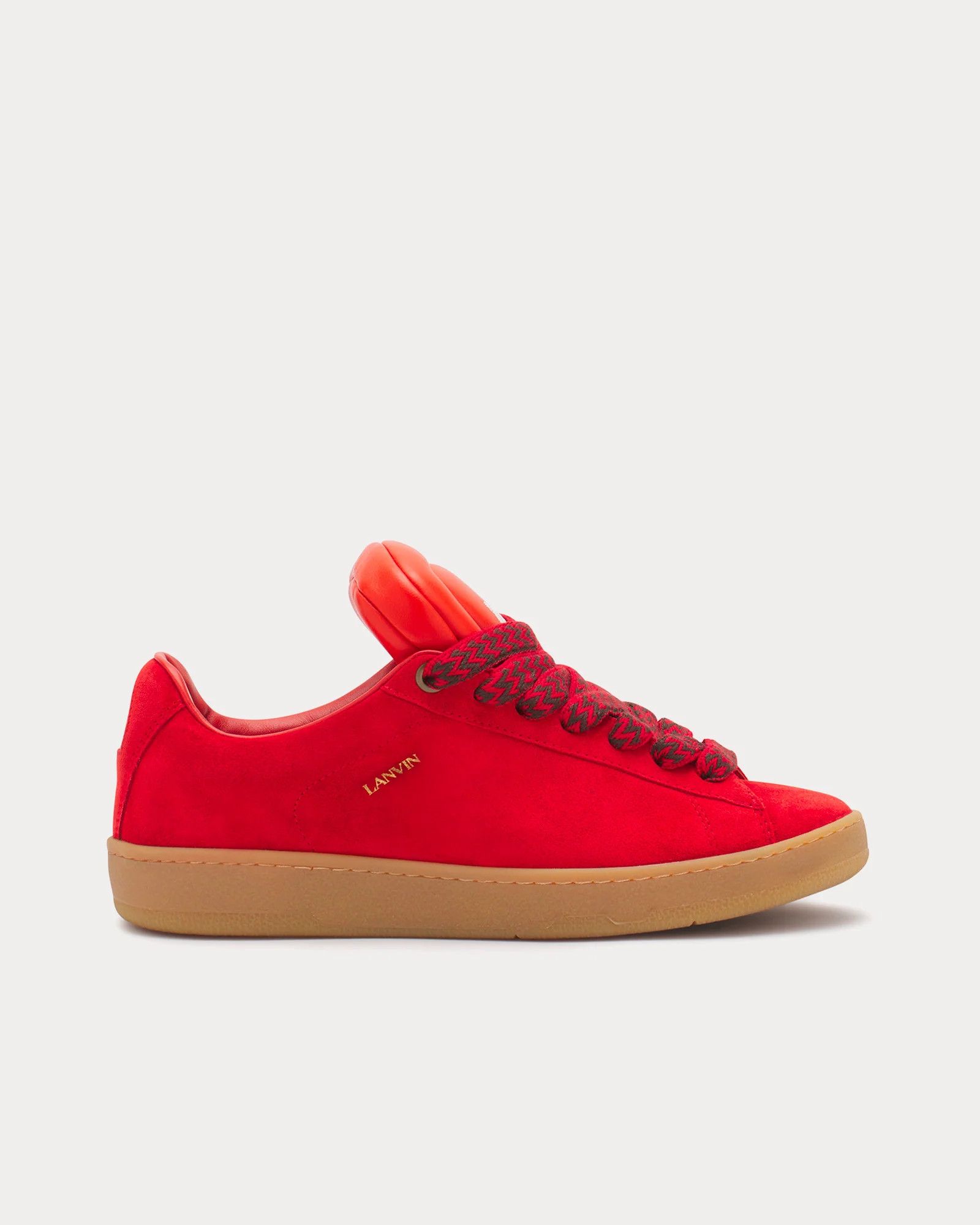 Future os11x1224 Dup / Hyper Curb Low-Top Sneakers in Red Size US 12 / EU 45 - 1 Thumbnail