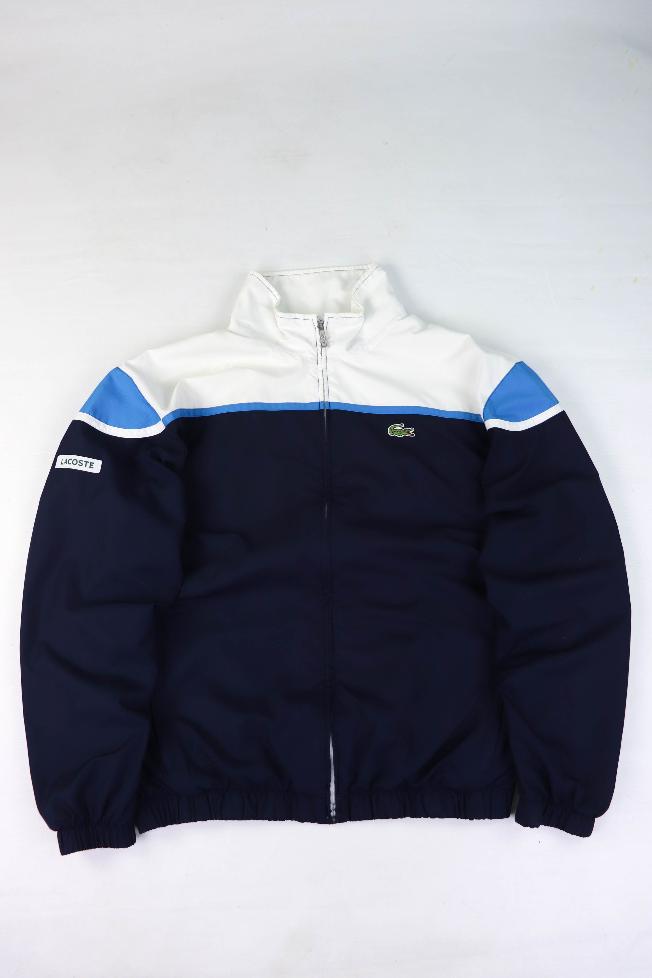 Vintage Lacoste Sport Blue/White Track Jacket