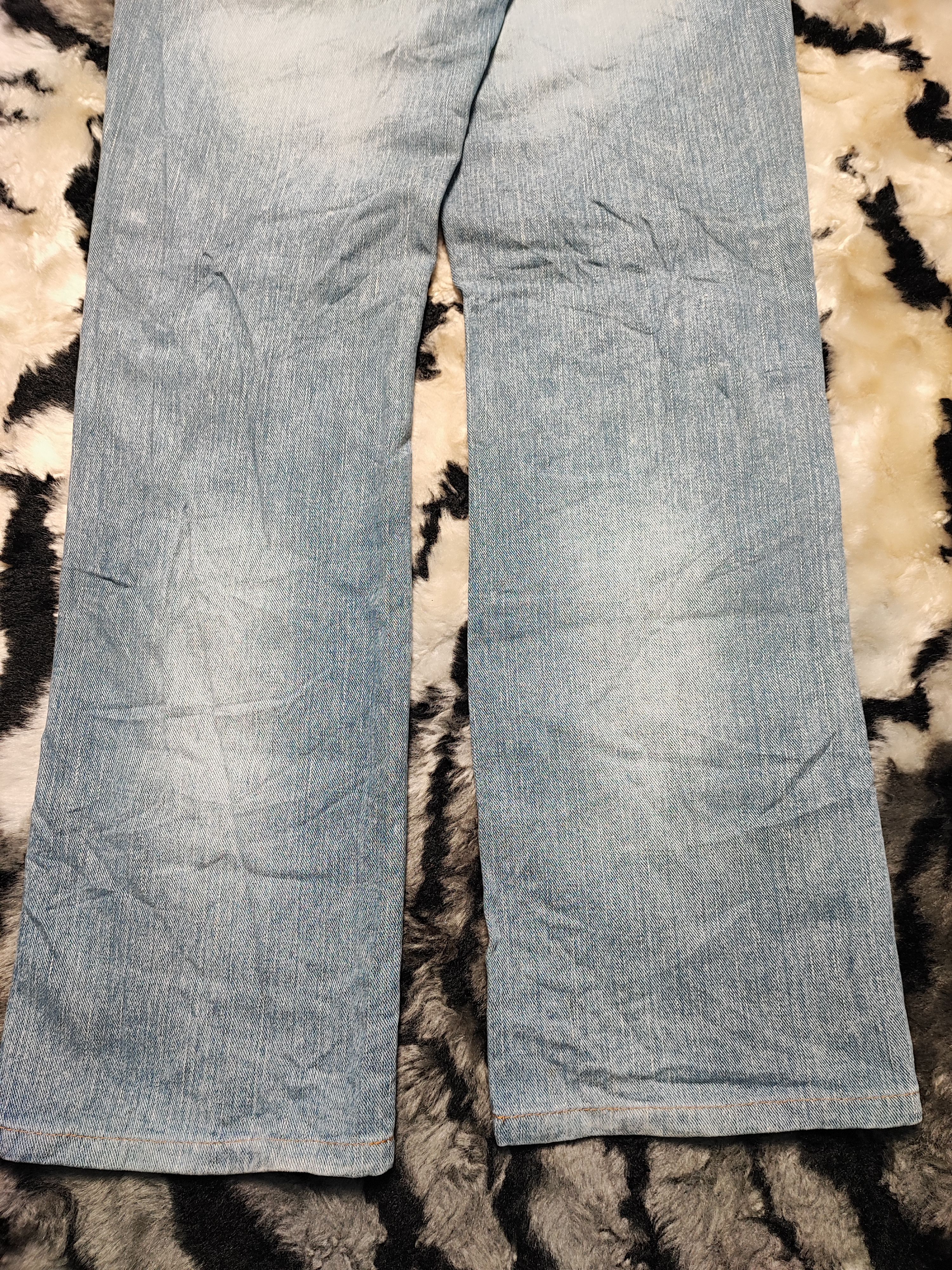 Edwin × Japanese Brand Edwin Blue Trip Punk Distressed Jeans Size US 31 - 14 Thumbnail
