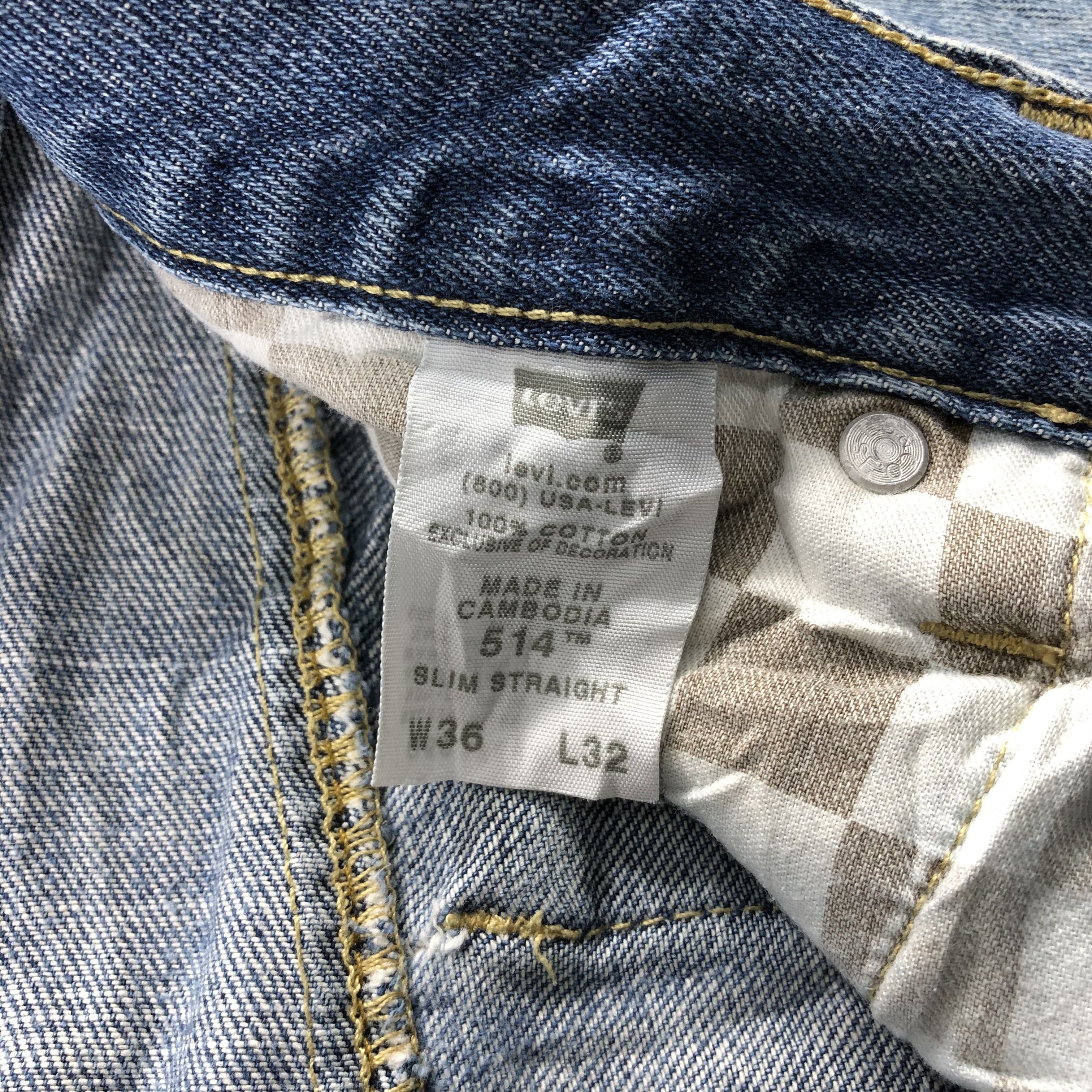 Levi's × Vintage Vintage Distress Levis Jeans Lot 514-JM788 Size US 36 / EU 52 - 11 Thumbnail