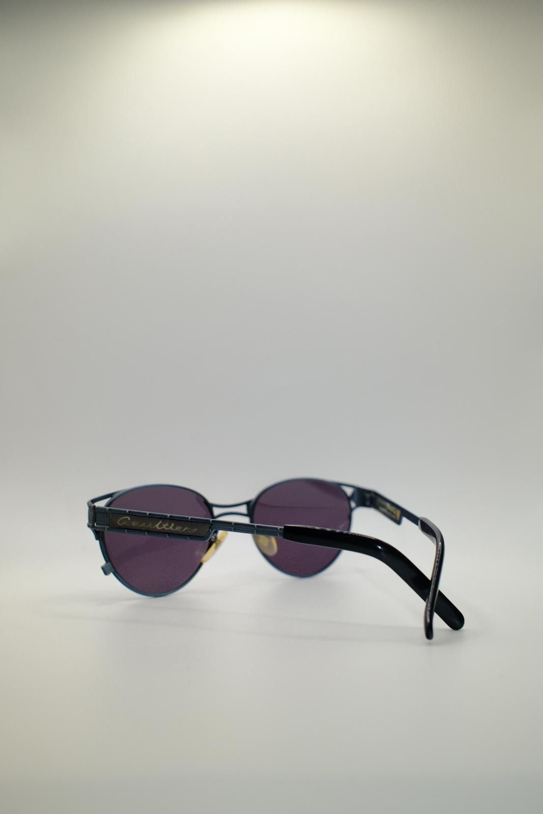 Jean Paul Gaultier 90's Jean Paul Gaultier Metal Frame Script Sunglasses Size ONE SIZE - 3 Thumbnail