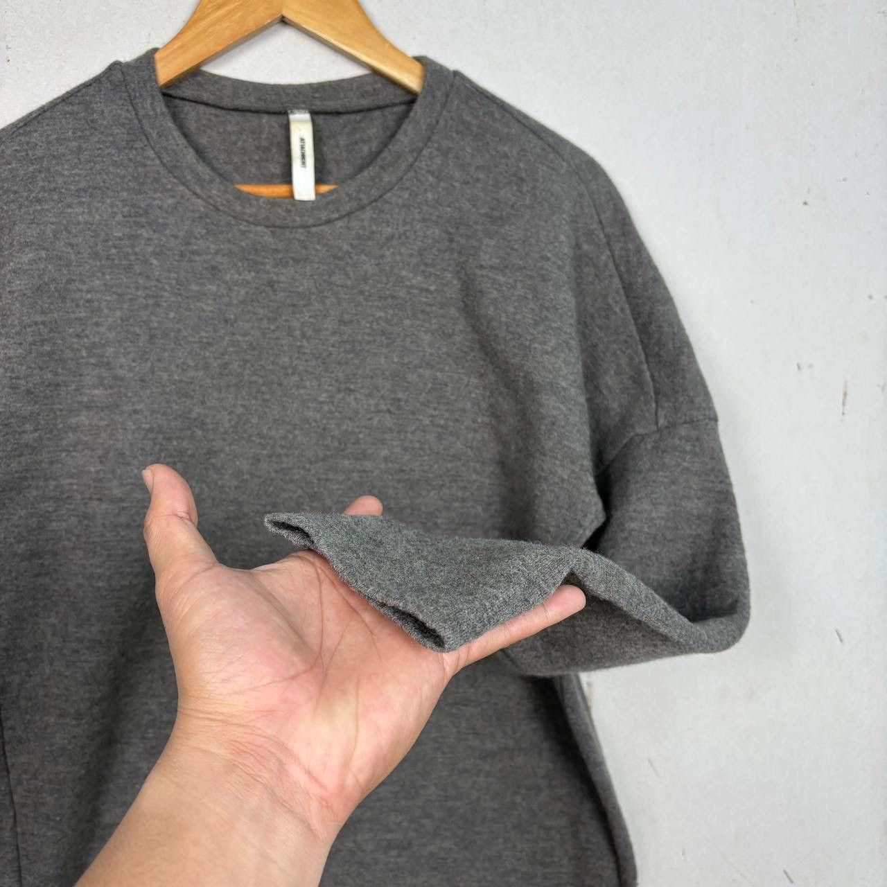 Kazuyuki Kumagai Attachment Attachment Kazuyuki Kumagai Wool Knit Long Sleeve Gray 1 Size US S / EU 44-46 / 1 - 5 Thumbnail