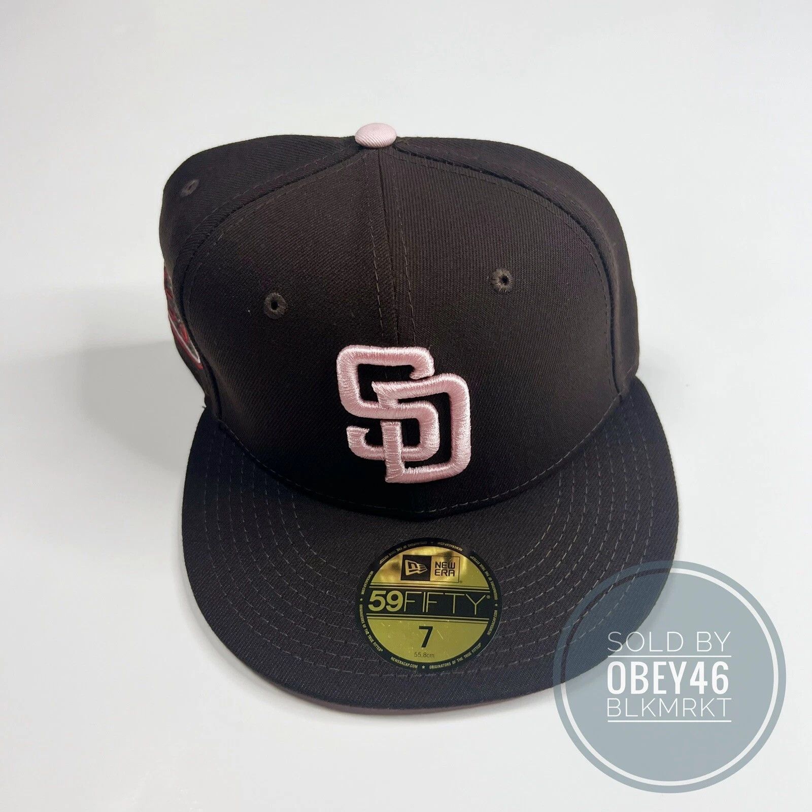 New Era New Era San Diego Padres Strawberry Chocolate Fitted Hat 7 Size ONE SIZE - 1 Thumbnail