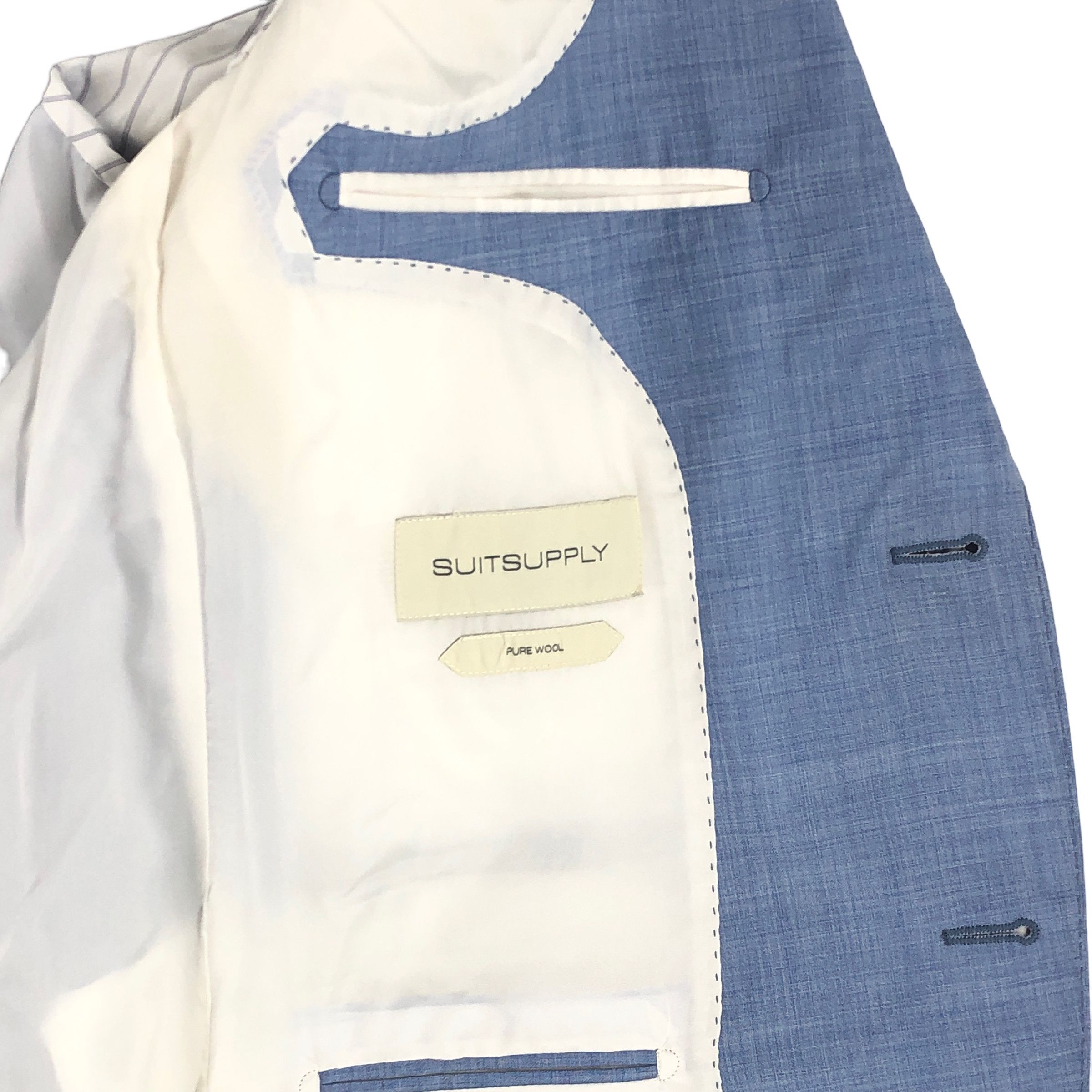 Suitsupply Lazio Single Breasted Wool Blazer Size EU:54; UK:44; US:44S Size 44S - 7 Thumbnail
