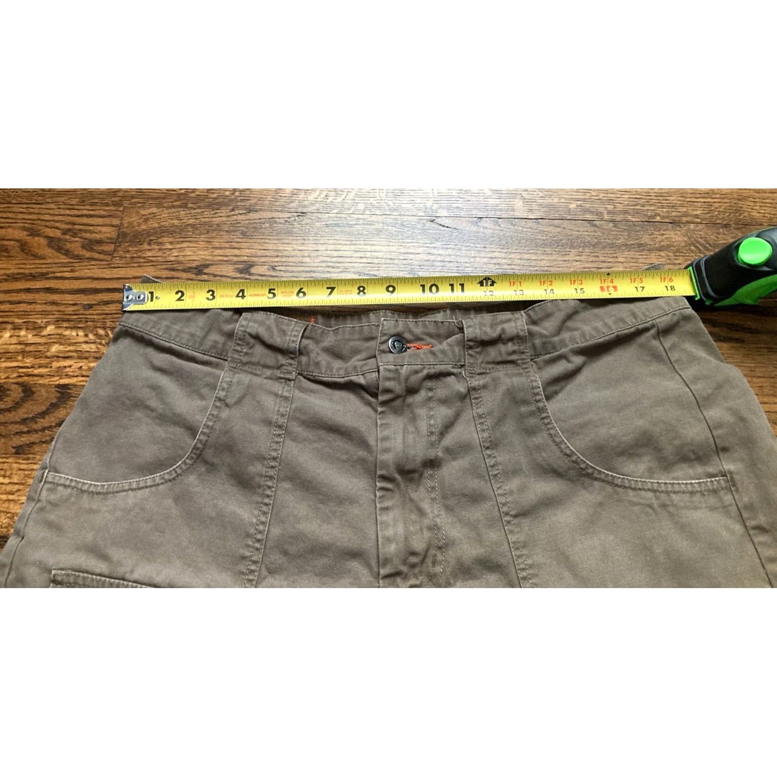 Howler Brothers Howler Brothers Clarksville Walk Shorts Mens 38 Brown Canvas Cotton Deep Pockets Front Flat Front Regular Size US 38 / EU 54 - 4 Thumbnail