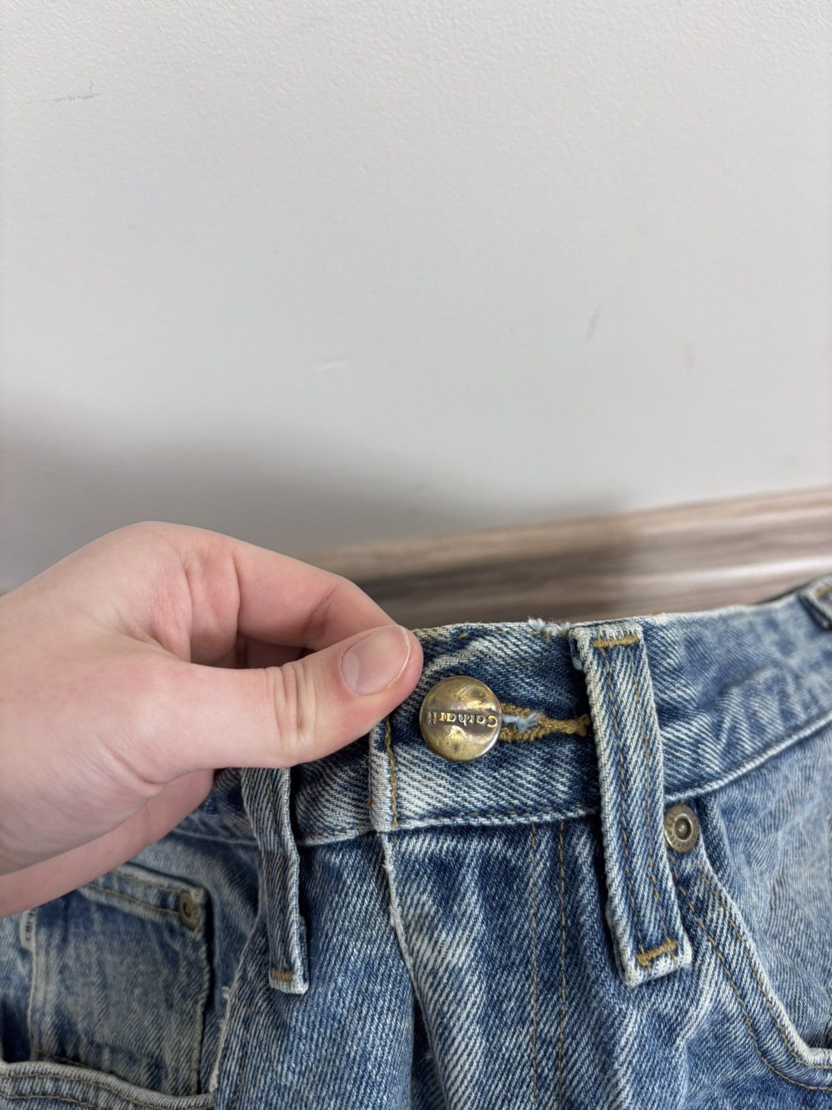 Carhartt Vintage Carhartt Faded Blue Denim Jeans Relaxed Fit Size US 32 / EU 48 - 20 Thumbnail