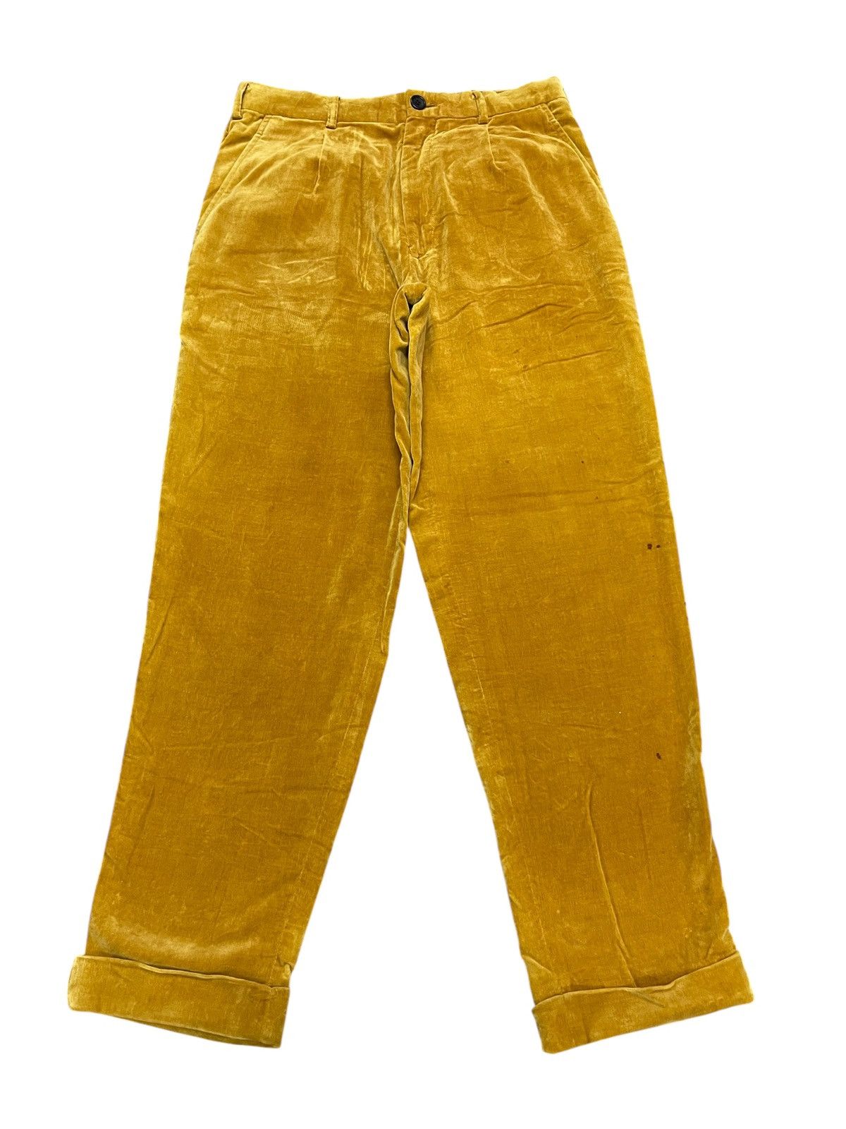 Comme des Garcons Homme Plus AD 1998 COMME DES GARCONS HOMME PLUS VELVET PANT RARE Size US 28 / EU 44 - 2 Thumbnail