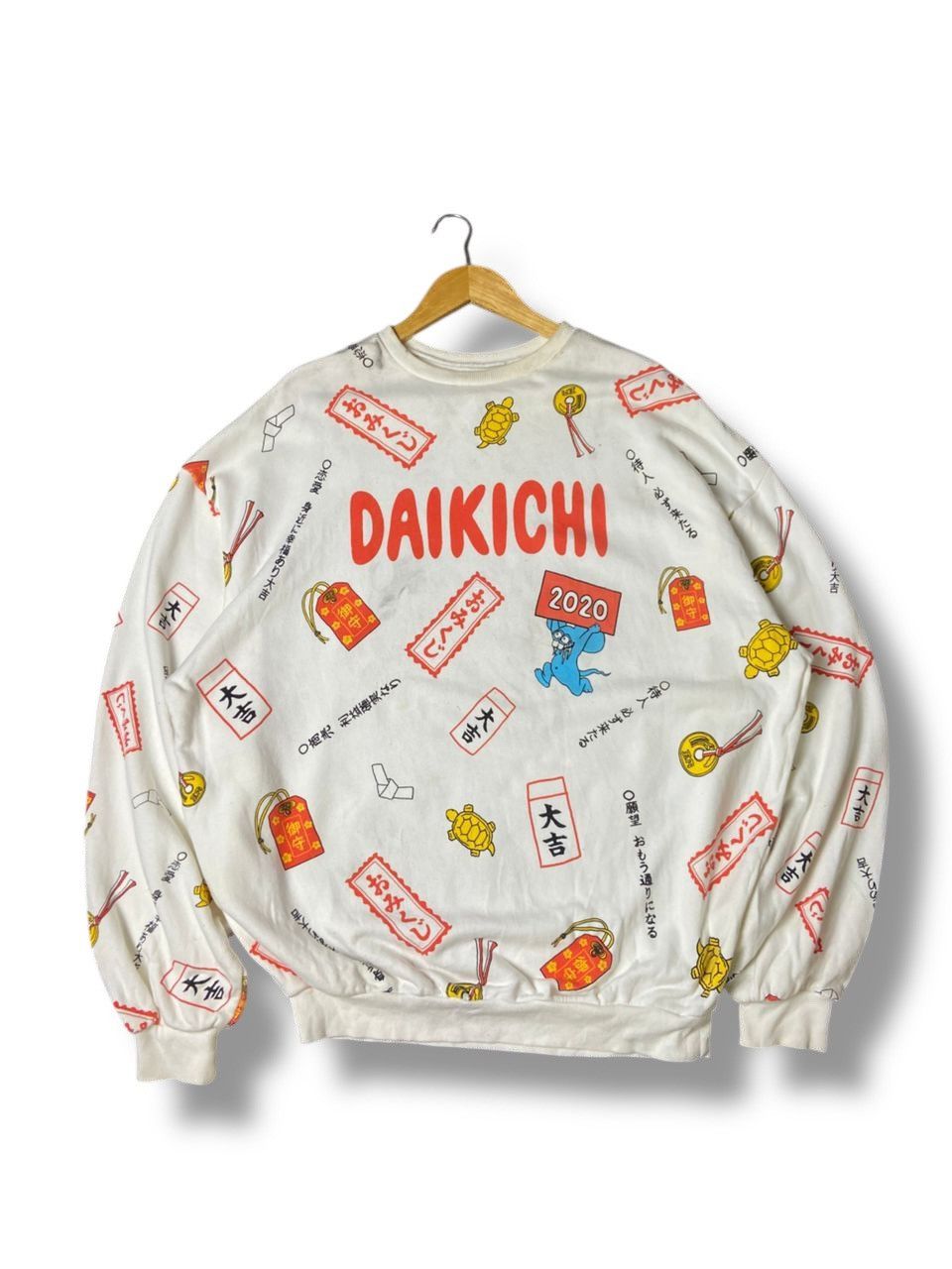 Japanese Brand × Vintage PUNYUS x Daikichi Fullprint Baggy Sweatshirt (119) Size US XL / EU 56 / 4 - 1 Thumbnail