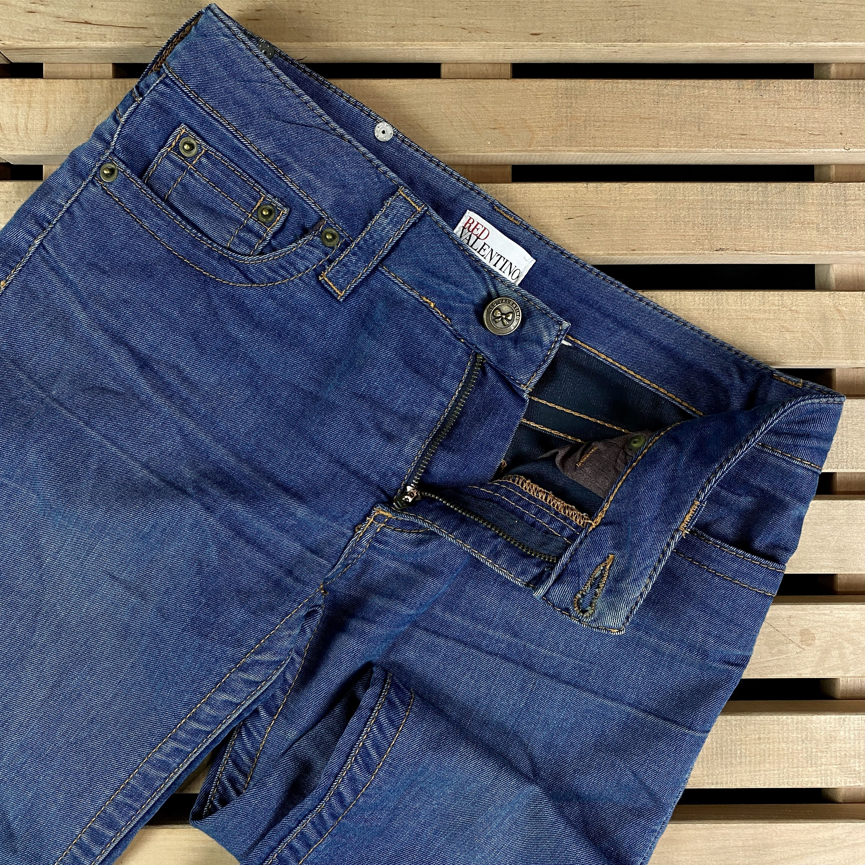 RED Valentino × Valentino Women’s Denim Jeans Pants Red Valentino Size M Size 28" / US 6 / IT 42 - 4 Thumbnail