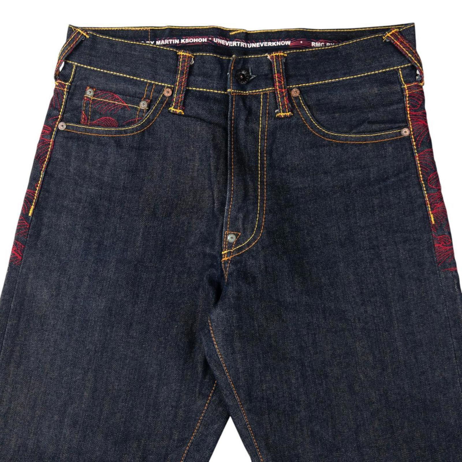 Other Vintage RMC Red Monkey Company Wave Denim Jeans Size W34 Size US 30 / EU 46 - 4 Thumbnail