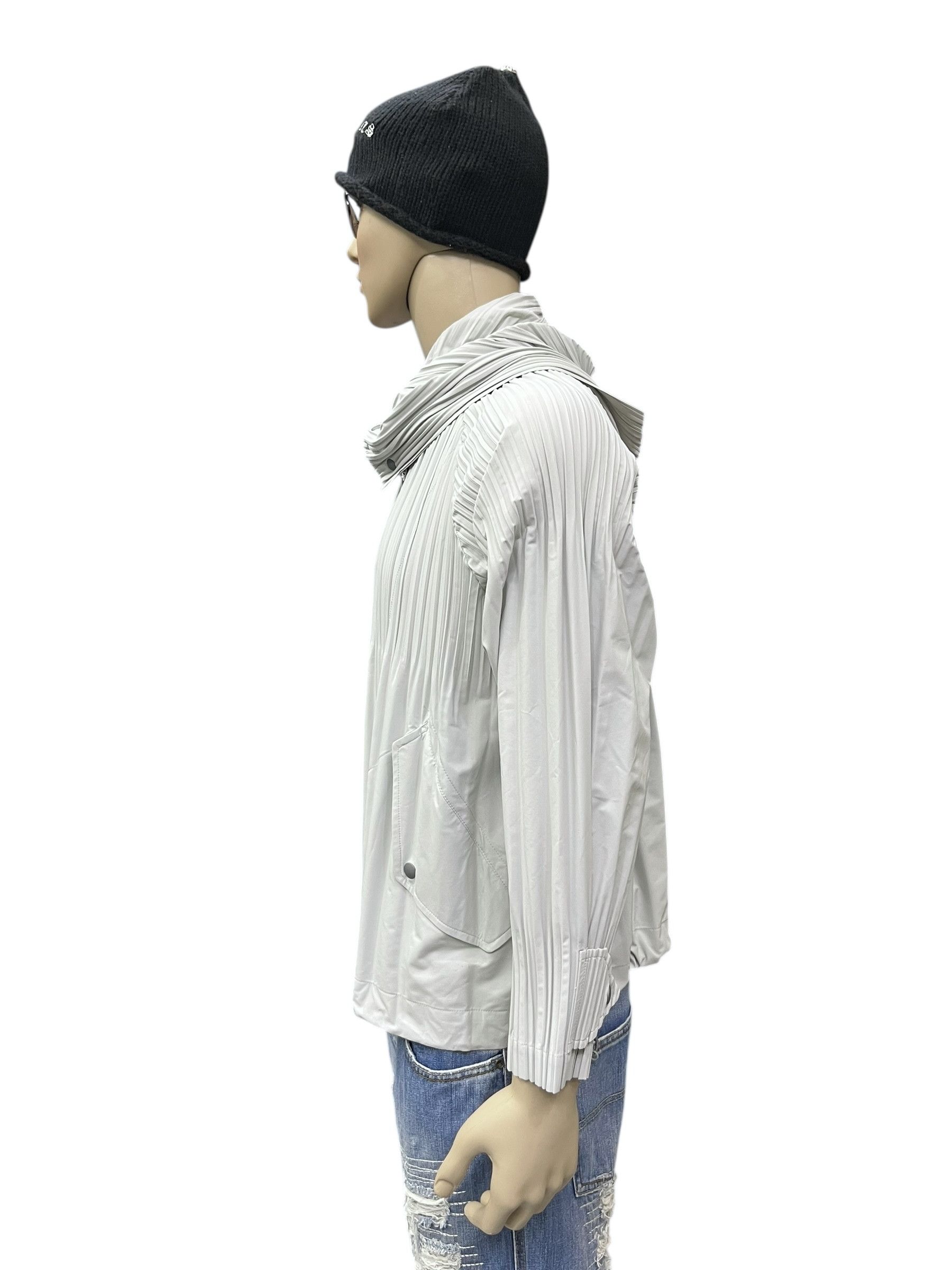 Pleats Please Issey Miyake PLEATS PLEASE Issey Miyake Pleated Poly Hoodie Windbreaker Size M / US 6-8 / IT 42-44 - 6 Thumbnail