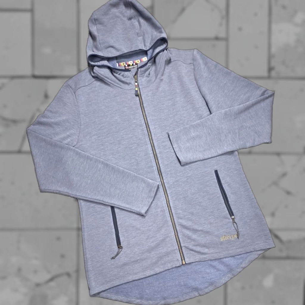 Vintage Sherpa Adventure Gear Women's XL Dawa Hoodie Jacket Active Blue Full Zip Size XL / US 12-14 / IT 48-50 - 1 Thumbnail